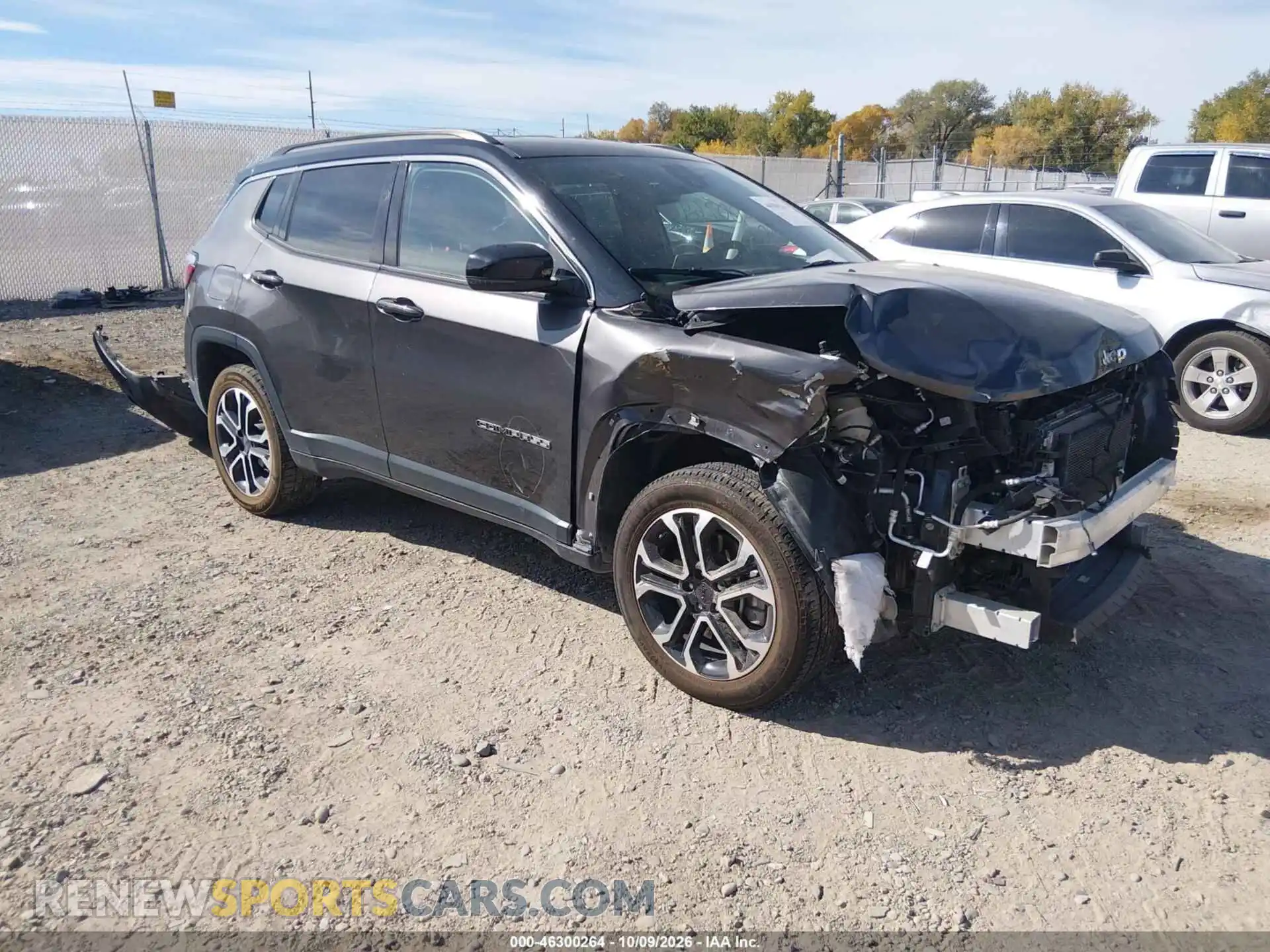 1 Photograph of a damaged car 3C4NJDCN8PT569032 JEEP COMPASS 2023