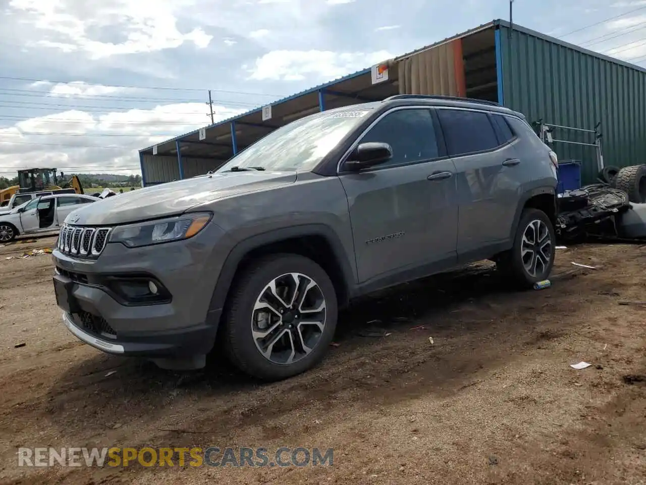 1 Photograph of a damaged car 3C4NJDCN9PT519952 JEEP COMPASS 2023