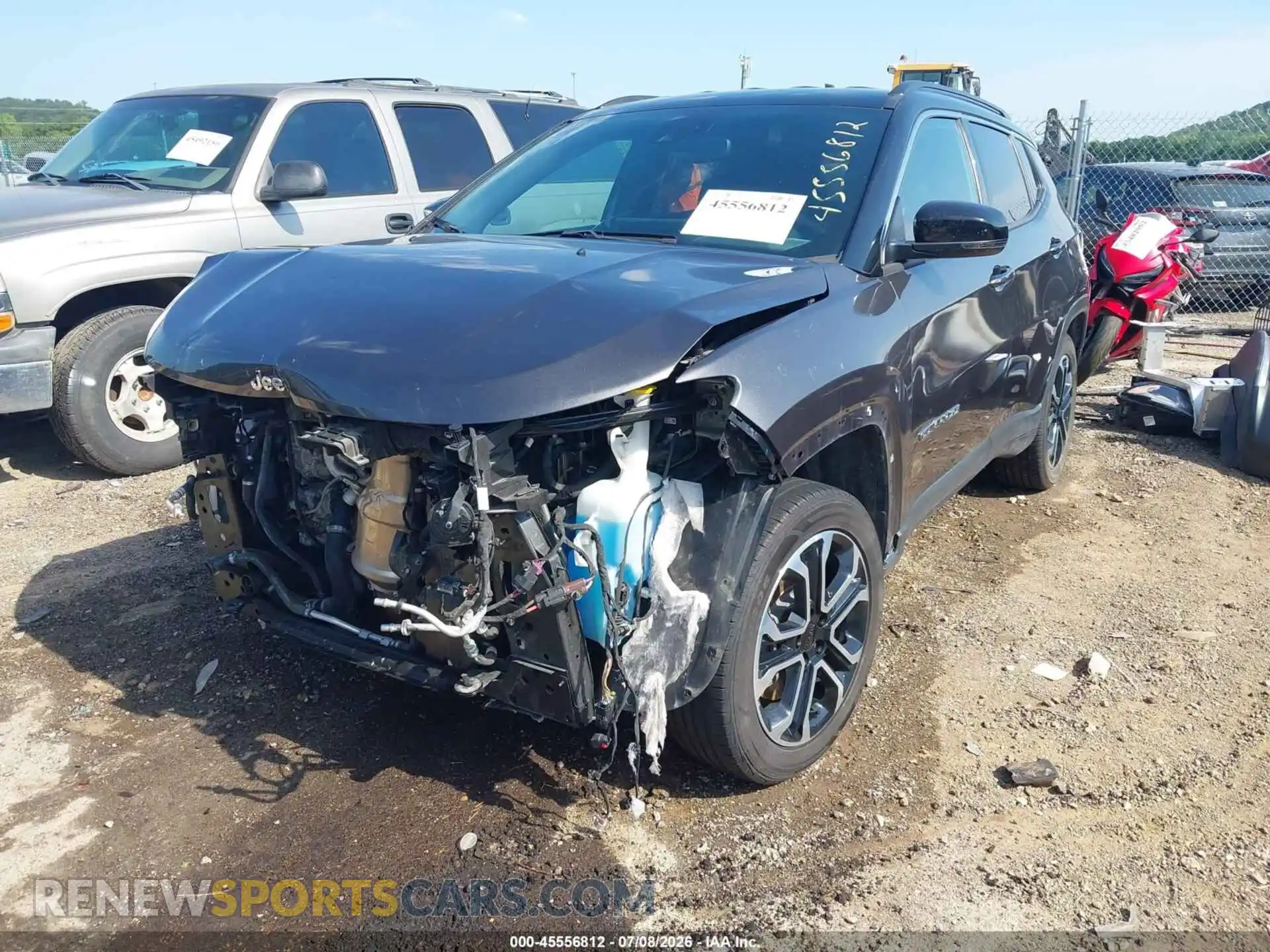 2 fotografías del automóvil dañado 3C4NJDCN9PT523516 JEEP COMPASS 2023