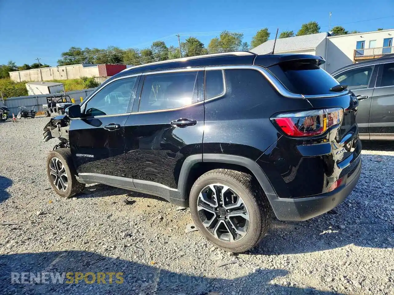 2 fotografías del automóvil dañado 3C4NJDCN9PT524553 JEEP COMPASS 2023