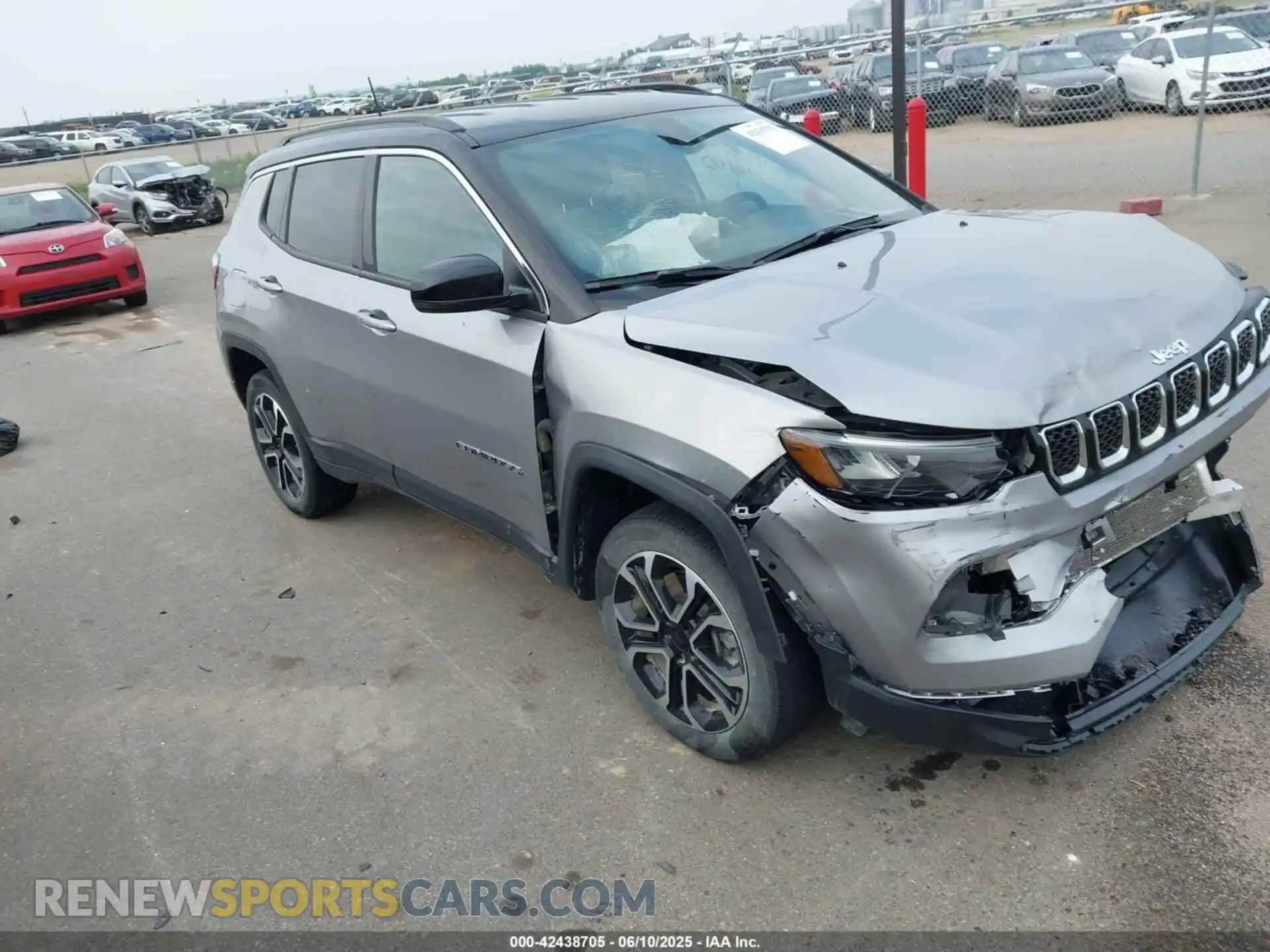 1 Photograph of a damaged car 3C4NJDCN9PT533236 JEEP COMPASS 2023