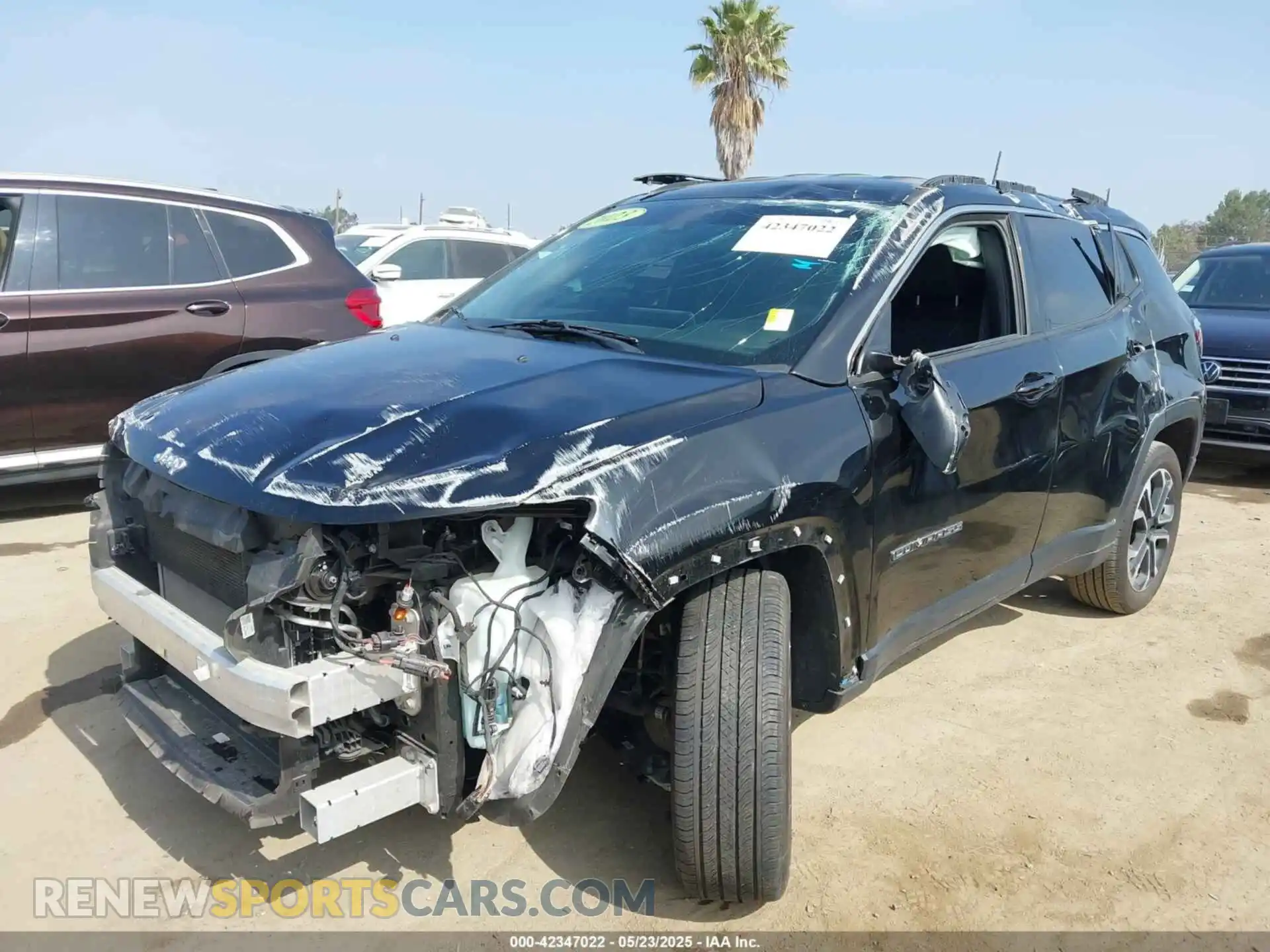 2 Photograph of a damaged car 3C4NJDCN9PT539652 JEEP COMPASS 2023