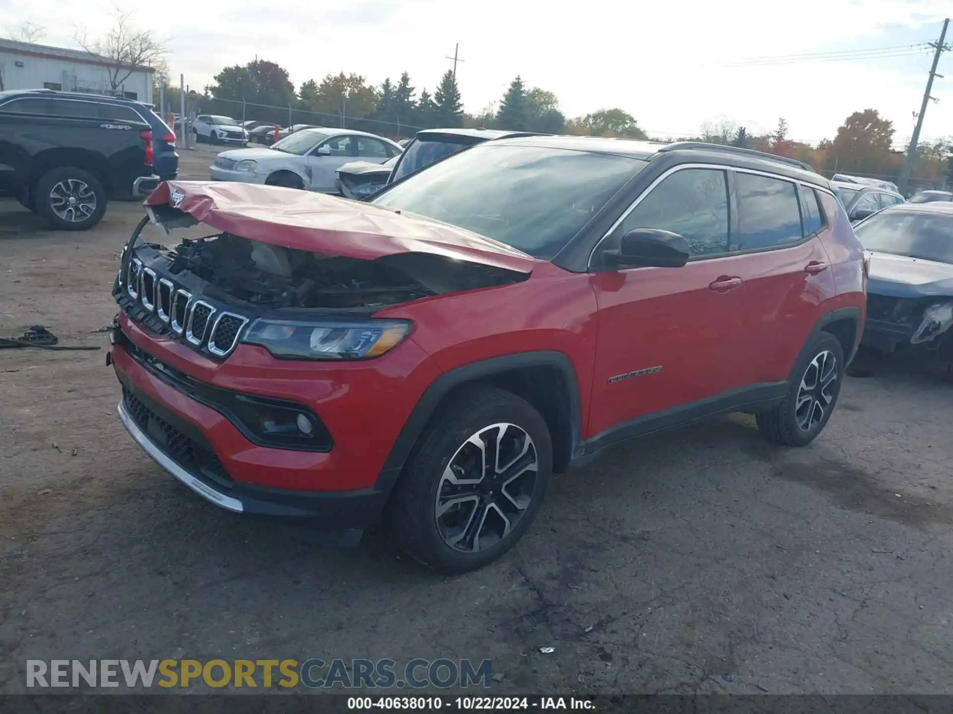 2 Photograph of a damaged car 3C4NJDCN9PT551512 JEEP COMPASS 2023