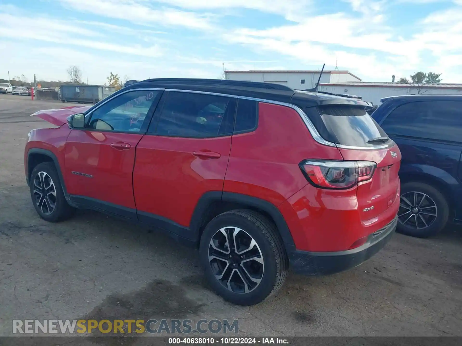 3 Photograph of a damaged car 3C4NJDCN9PT551512 JEEP COMPASS 2023