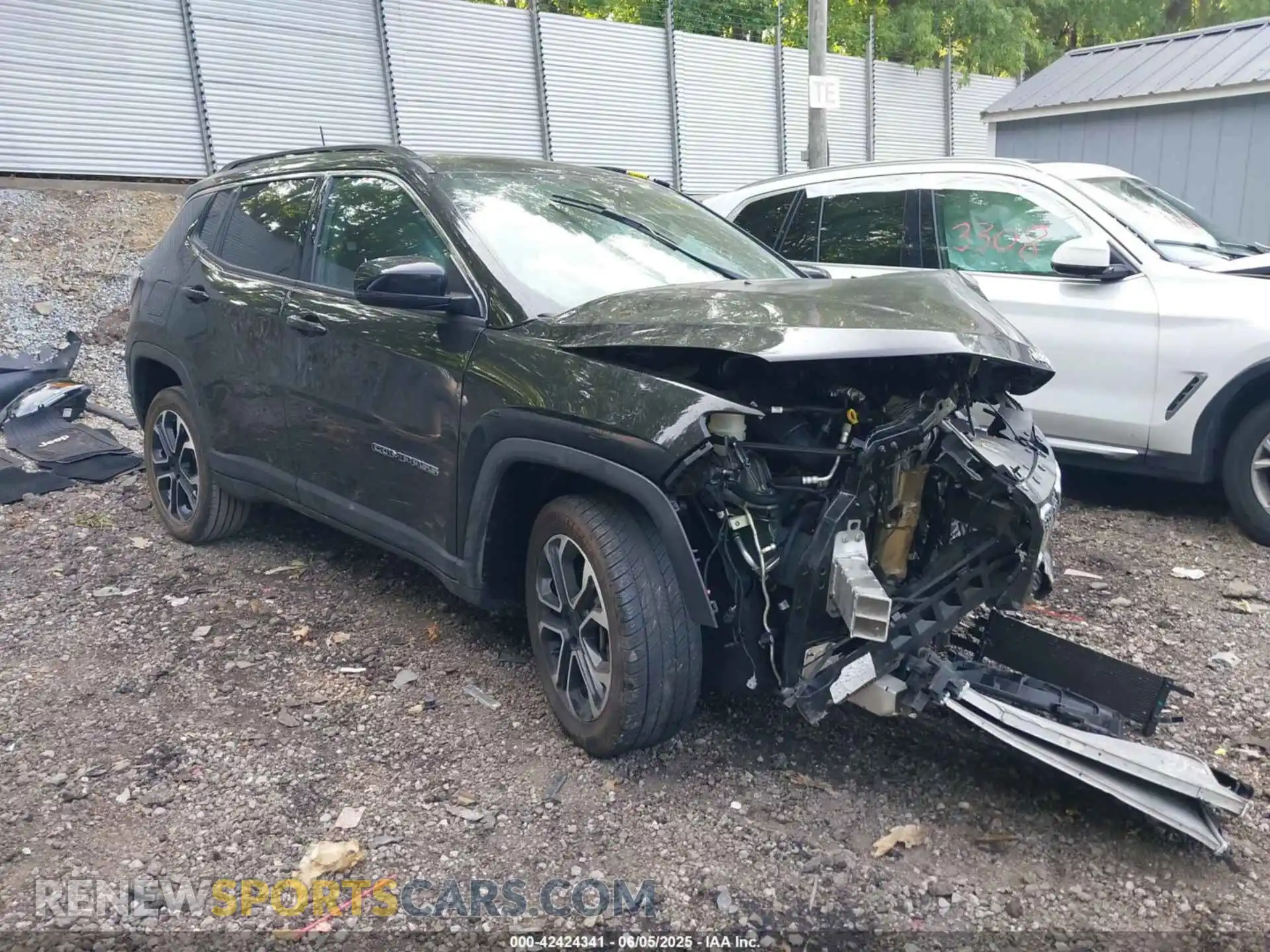 1 Photograph of a damaged car 3C4NJDCN9PT563045 JEEP COMPASS 2023