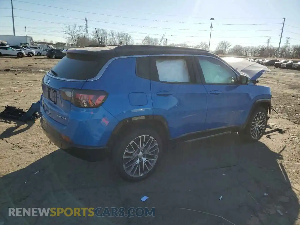 3 Photograph of a damaged car 3C4NJDCN9PT570979 JEEP COMPASS 2023
