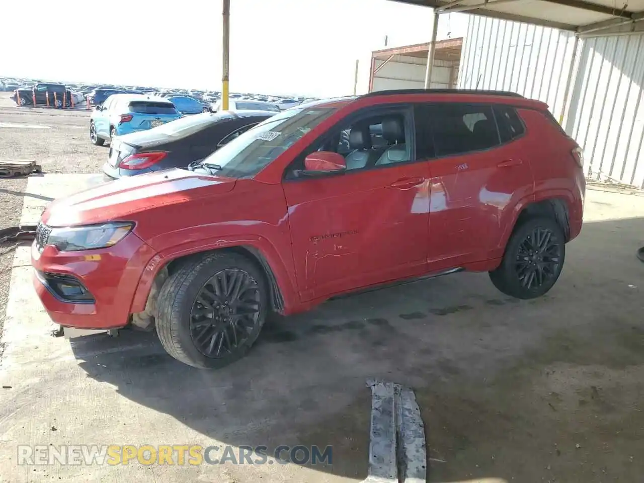 1 Photograph of a damaged car 3C4NJDCNXPT527588 JEEP COMPASS 2023