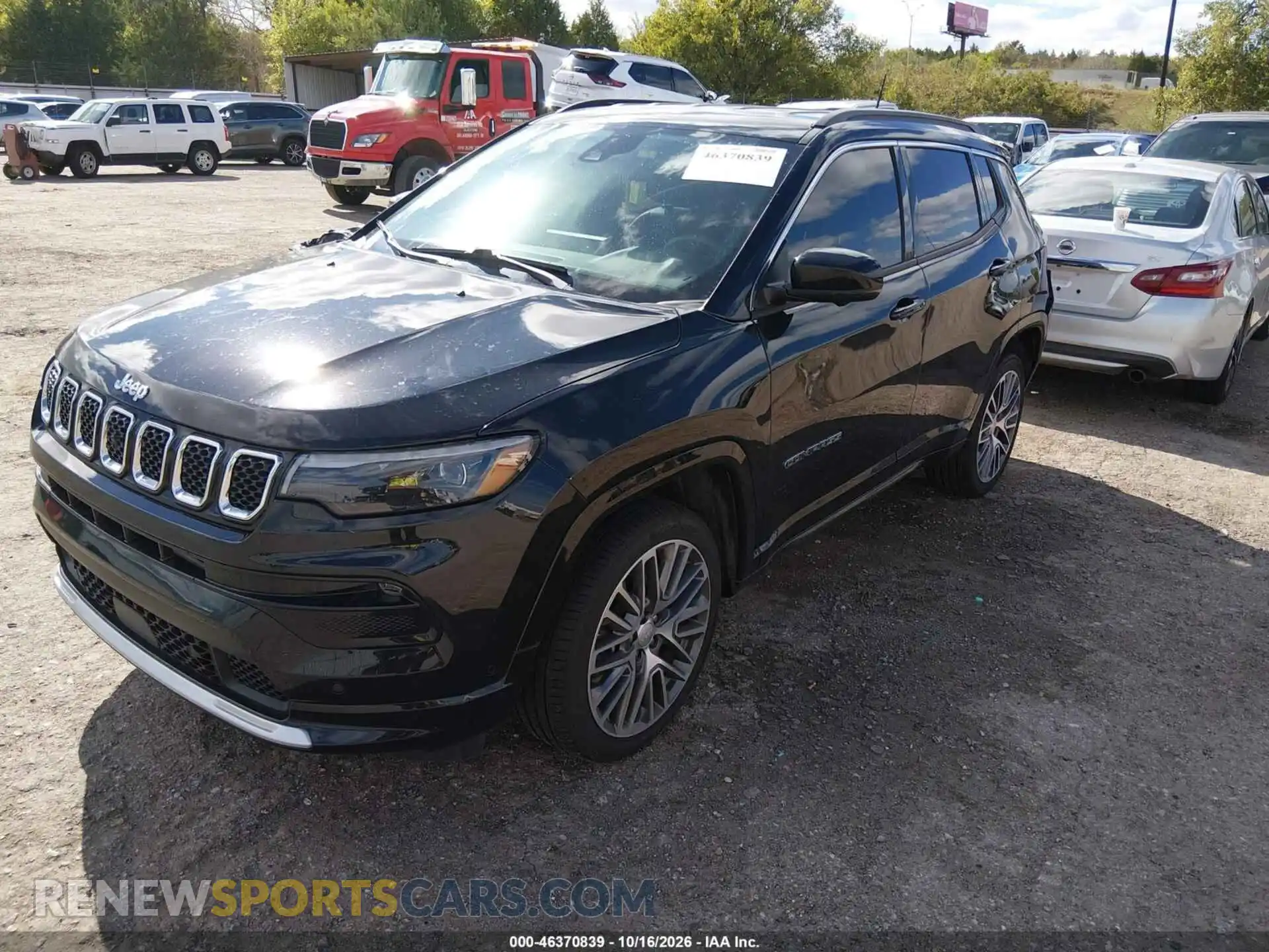 2 fotografías del automóvil dañado 3C4NJDCNXPT551454 JEEP COMPASS 2023