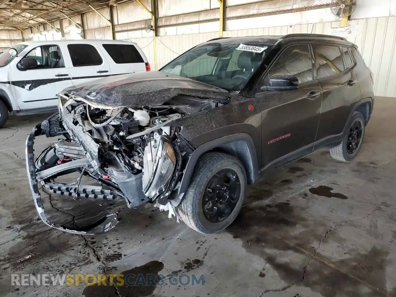 1 Photograph of a damaged car 3C4NJDDN2PT554069 JEEP COMPASS 2023