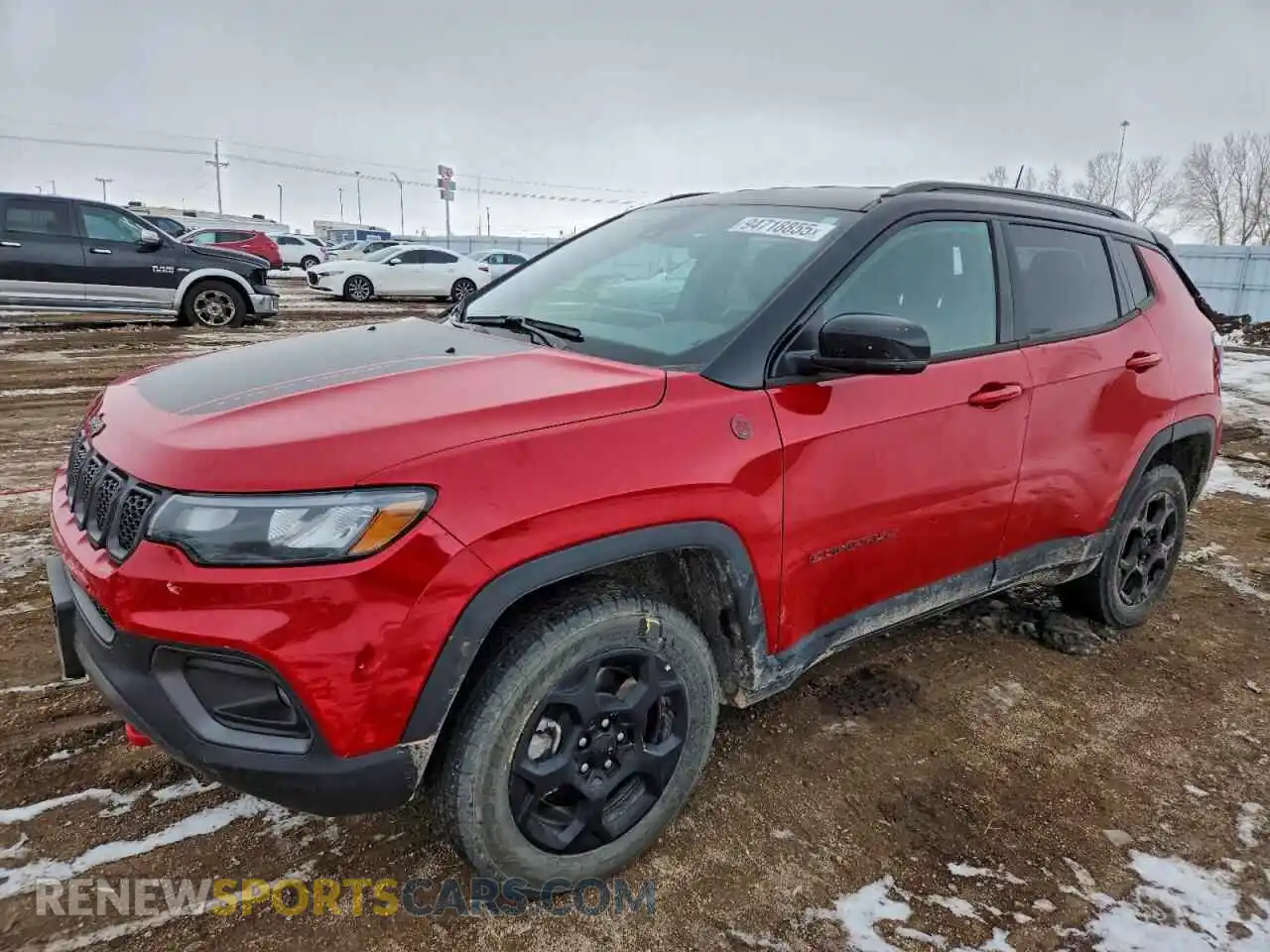 1 Photograph of a damaged car 3C4NJDDN2PT556131 JEEP COMPASS 2023