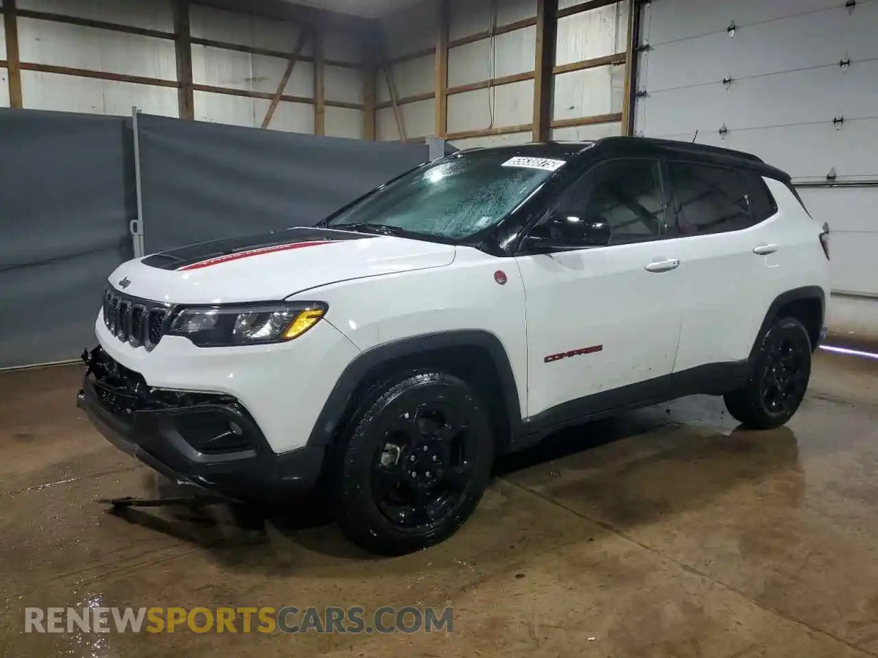 1 Photograph of a damaged car 3C4NJDDN2PT565122 JEEP COMPASS 2023
