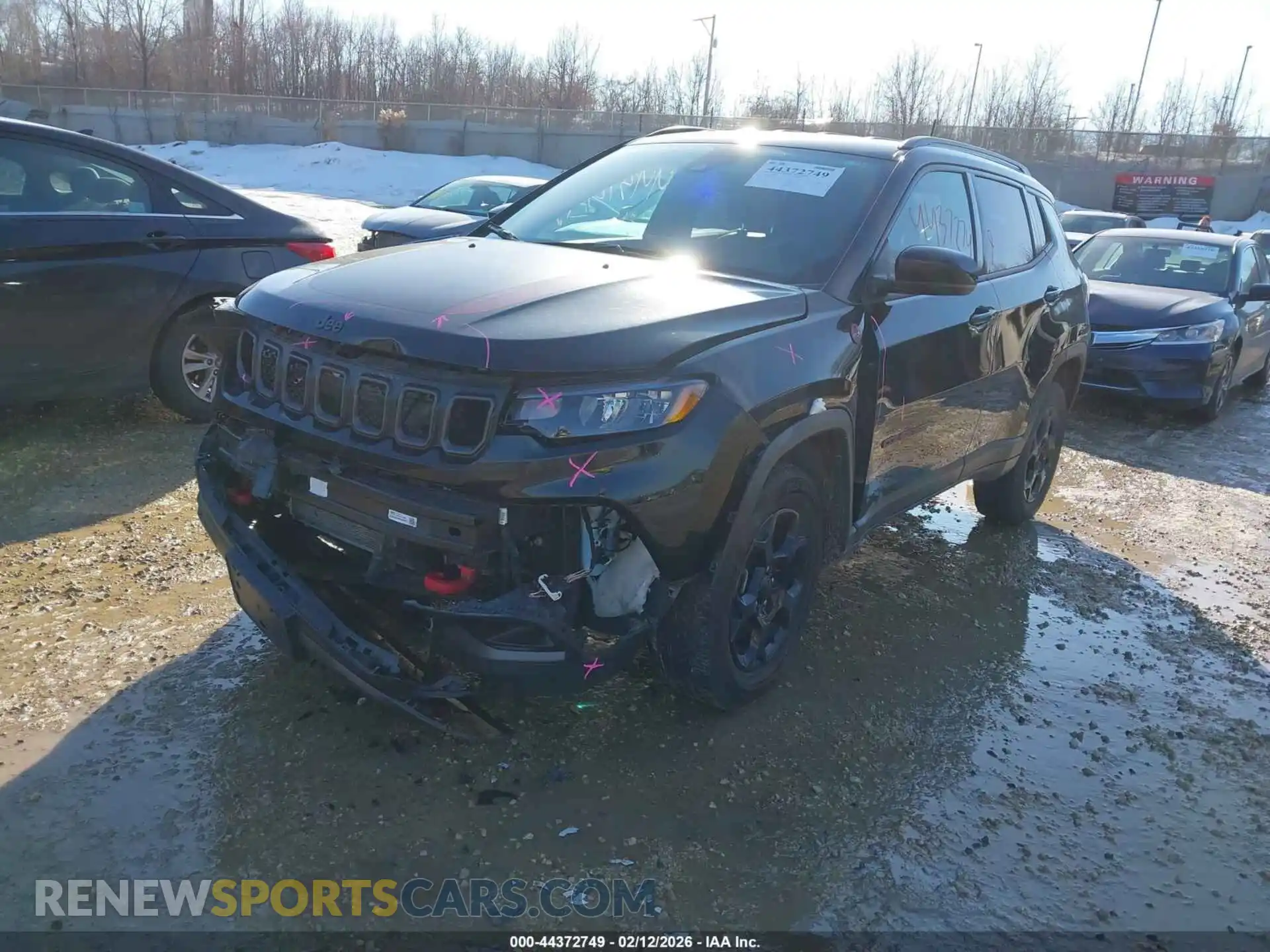 2 Photograph of a damaged car 3C4NJDDN3PT568627 JEEP COMPASS 2023