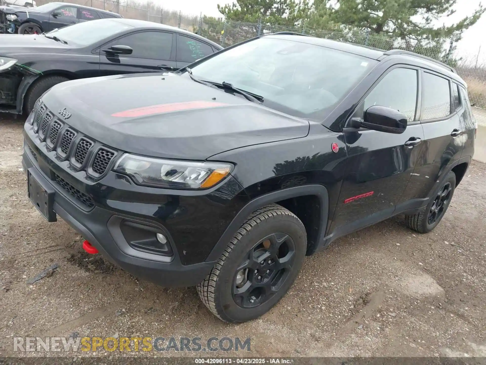 2 fotografías del automóvil dañado 3C4NJDDN7PT510813 JEEP COMPASS 2023