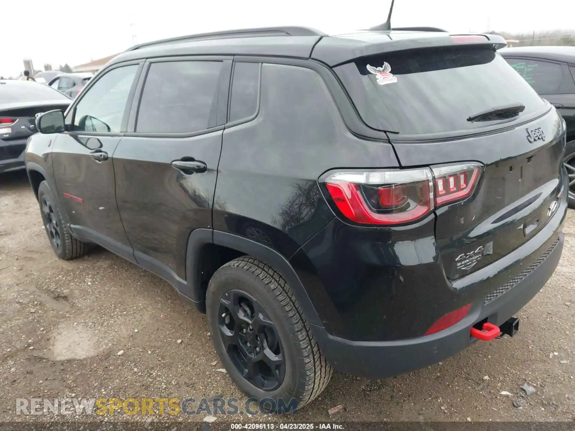 3 fotografías del automóvil dañado 3C4NJDDN7PT510813 JEEP COMPASS 2023