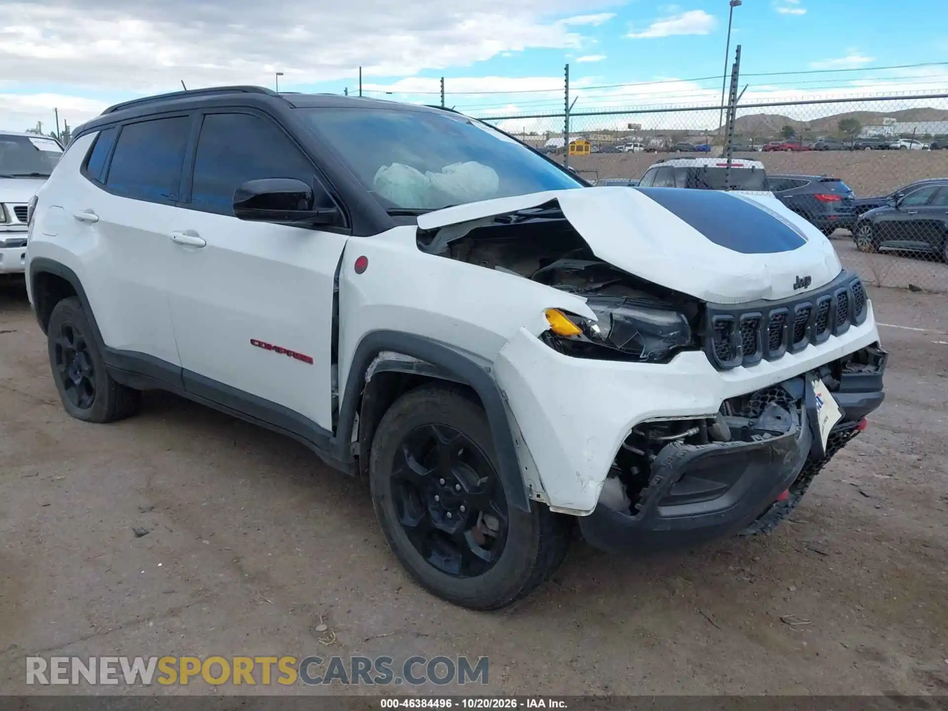 1 Photograph of a damaged car 3C4NJDDN7PT512853 JEEP COMPASS 2023
