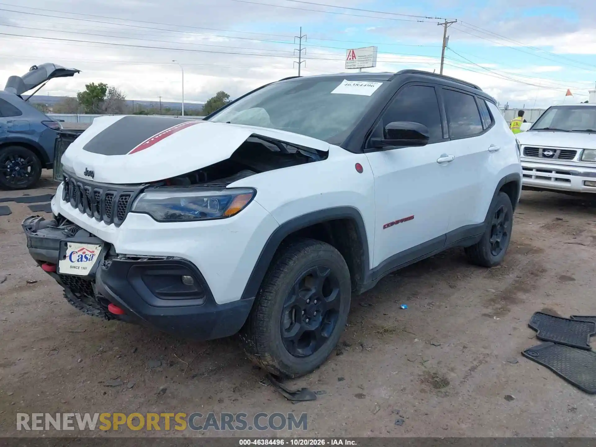 2 Photograph of a damaged car 3C4NJDDN7PT512853 JEEP COMPASS 2023