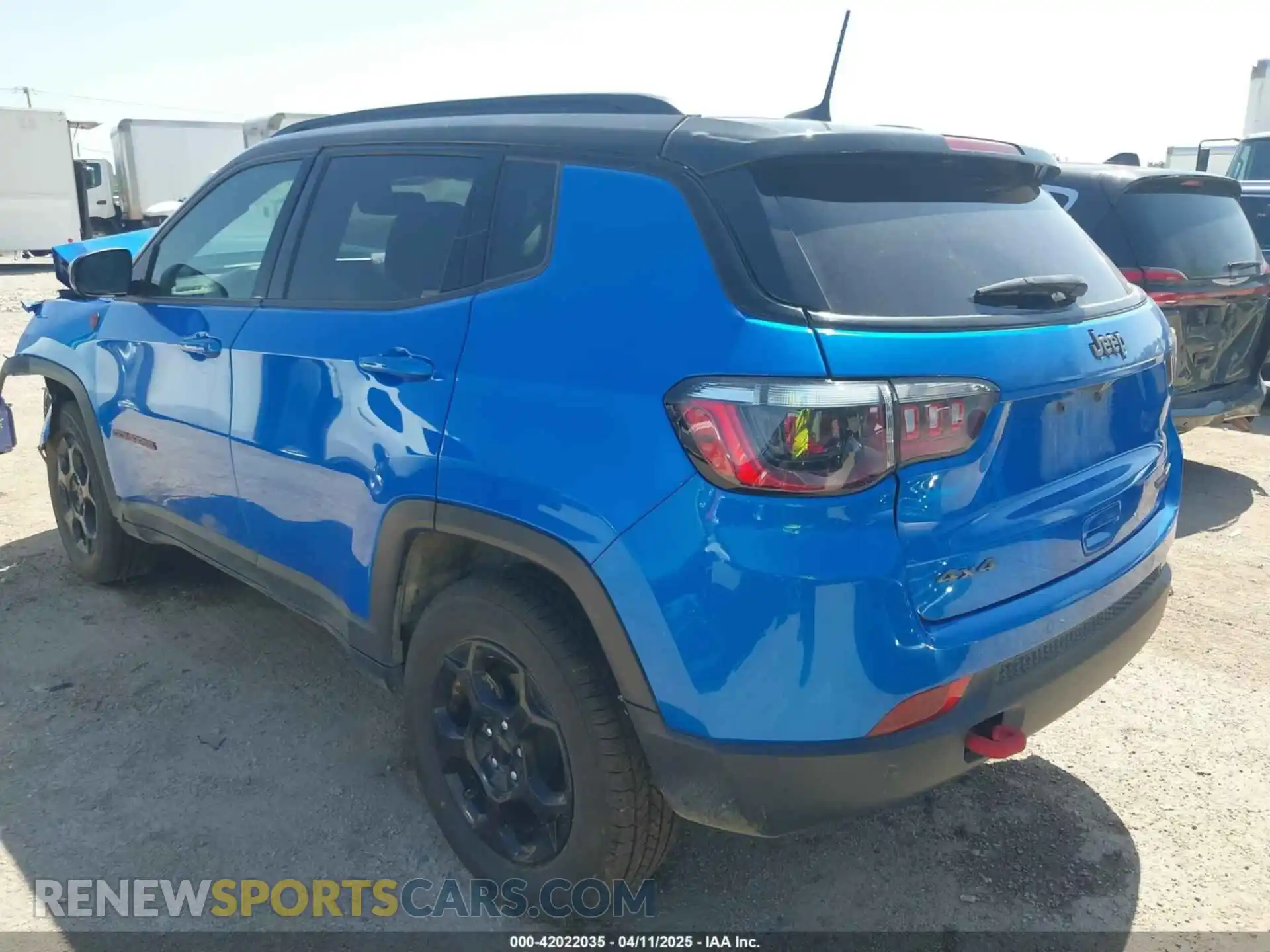 3 fotografías del automóvil dañado 3C4NJDDN8PT564654 JEEP COMPASS 2023