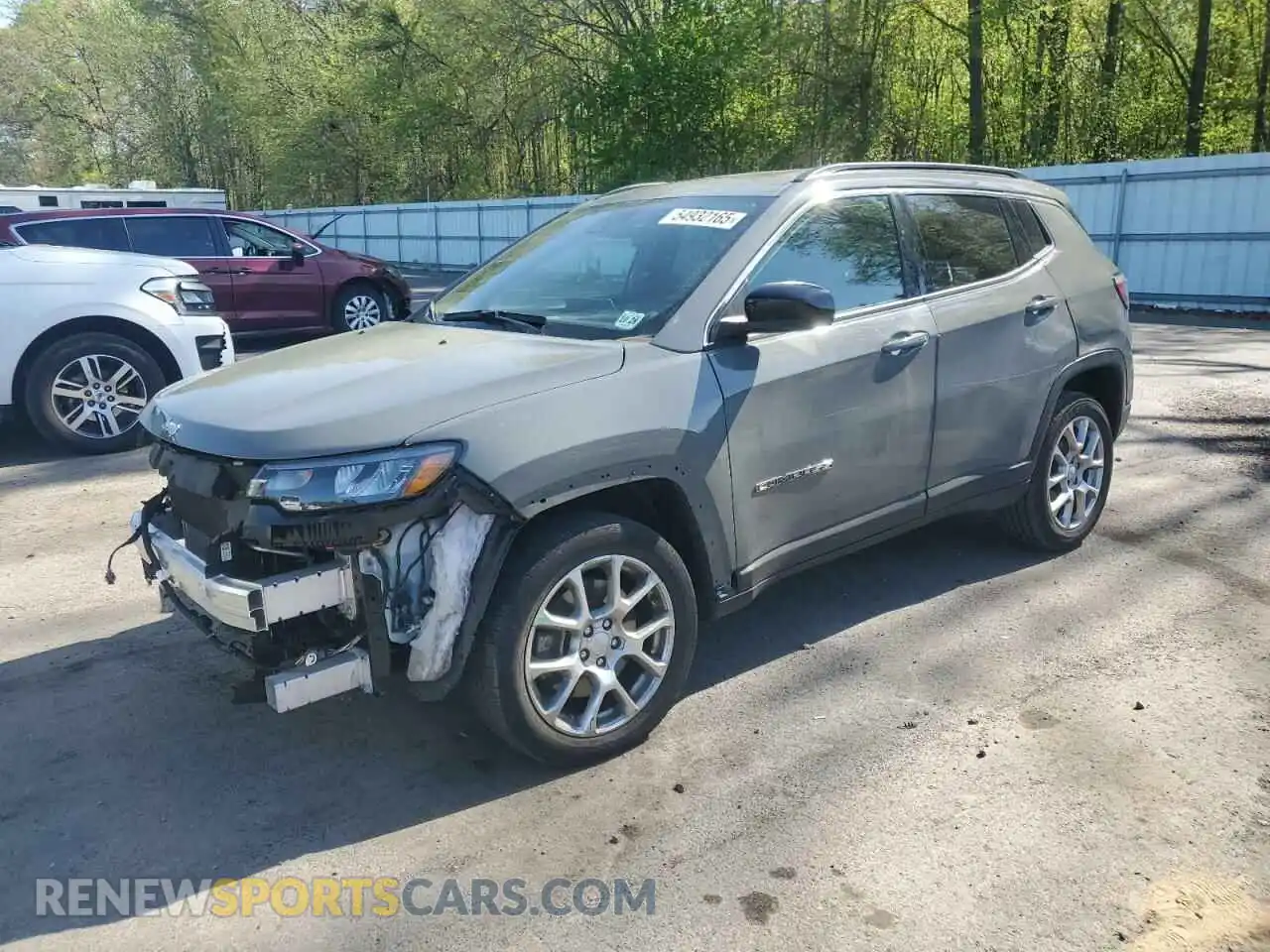 1 Photograph of a damaged car 3C4NJDFN0PT570512 JEEP COMPASS 2023