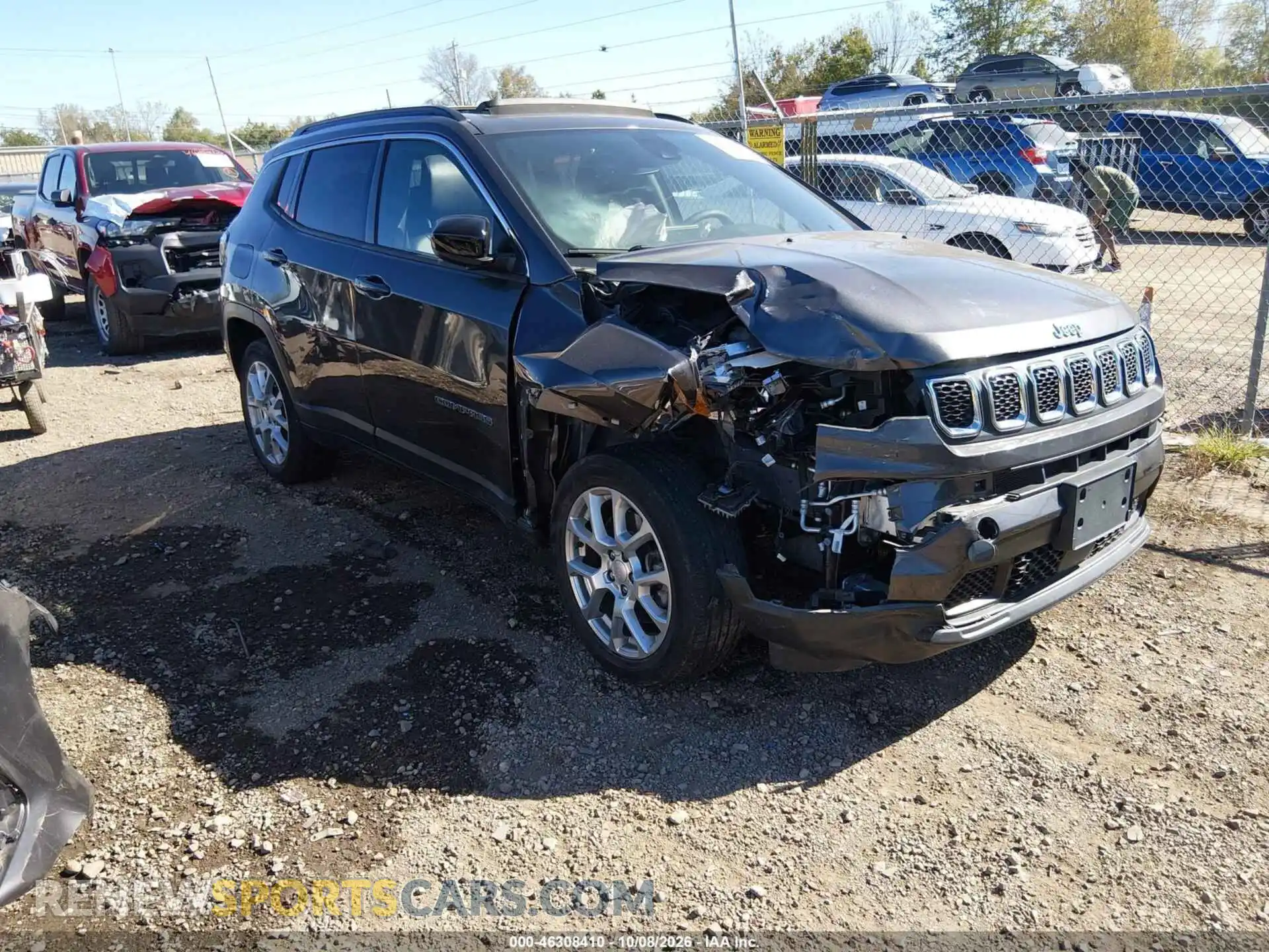 1 Photograph of a damaged car 3C4NJDFN1PT537910 JEEP COMPASS 2023