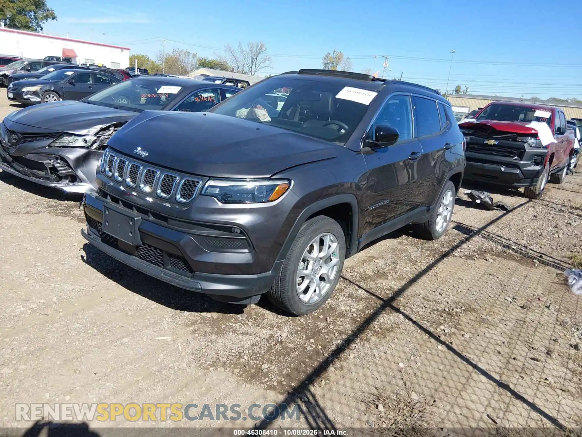 2 Photograph of a damaged car 3C4NJDFN1PT537910 JEEP COMPASS 2023