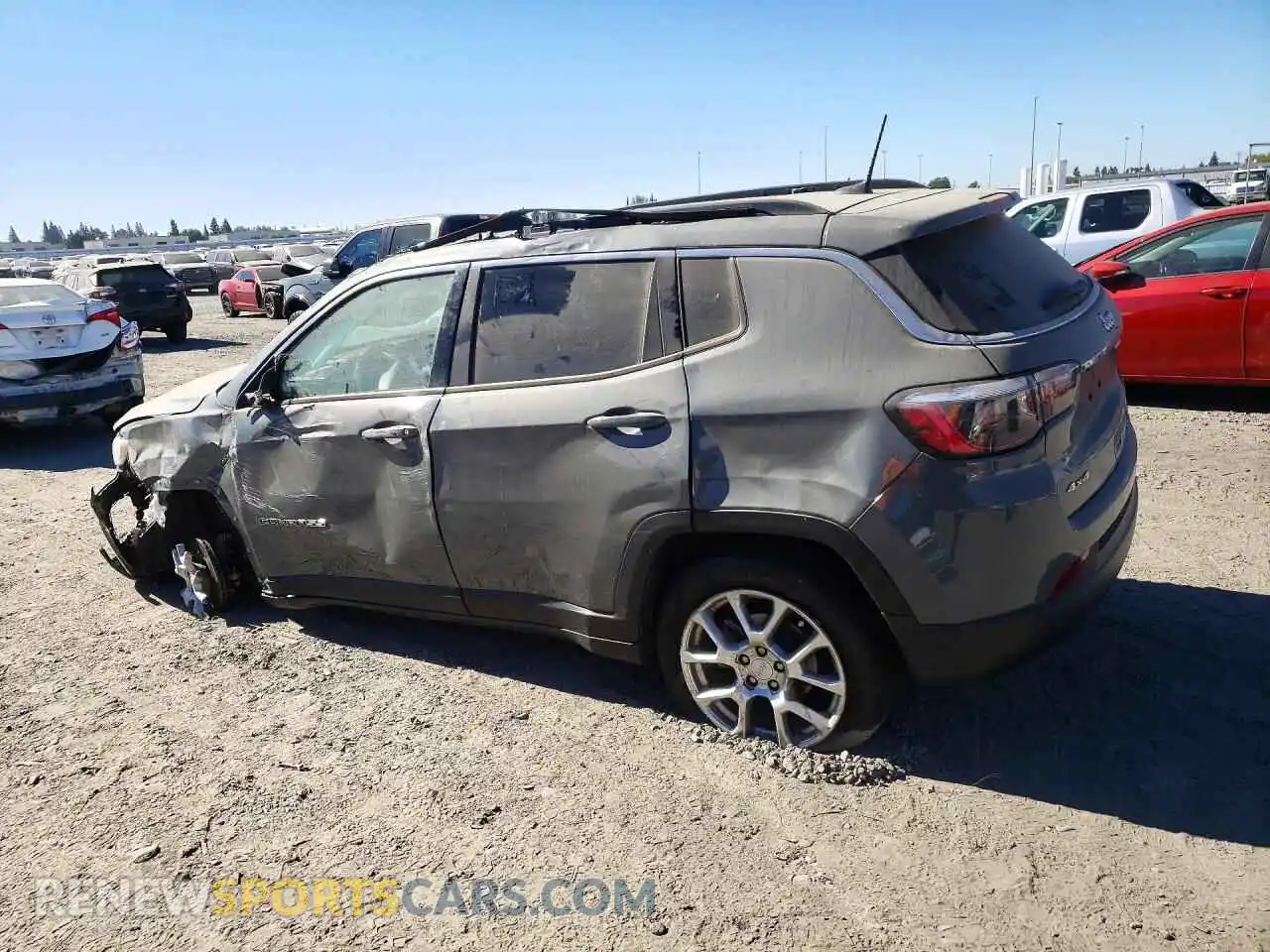 2 Photograph of a damaged car 3C4NJDFN3PT566356 JEEP COMPASS 2023