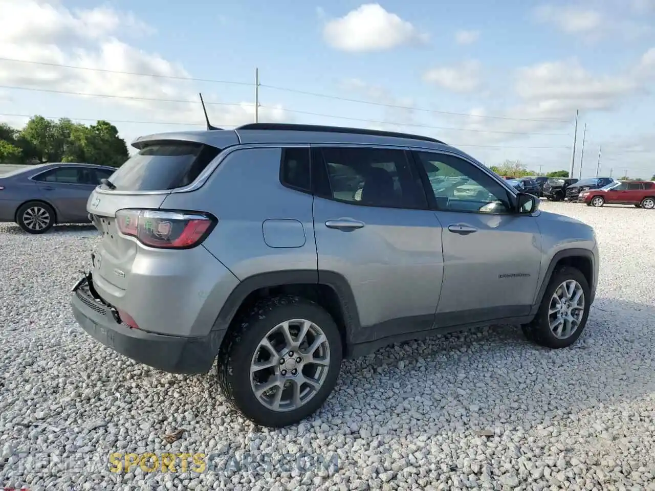 3 Photograph of a damaged car 3C4NJDFN6PT513828 JEEP COMPASS 2023