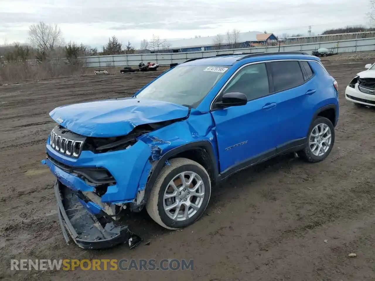 1 fotografías del automóvil dañado 3C4NJDFN7PT504040 JEEP COMPASS 2023