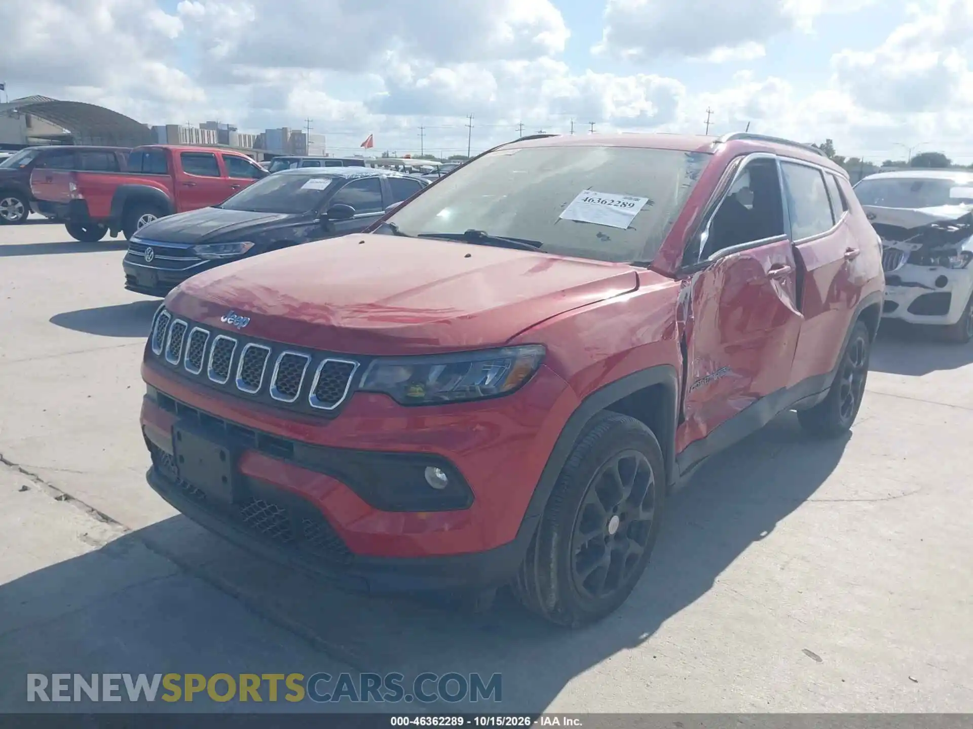 2 Photograph of a damaged car 3C4NJDFN8PT525897 JEEP COMPASS 2023