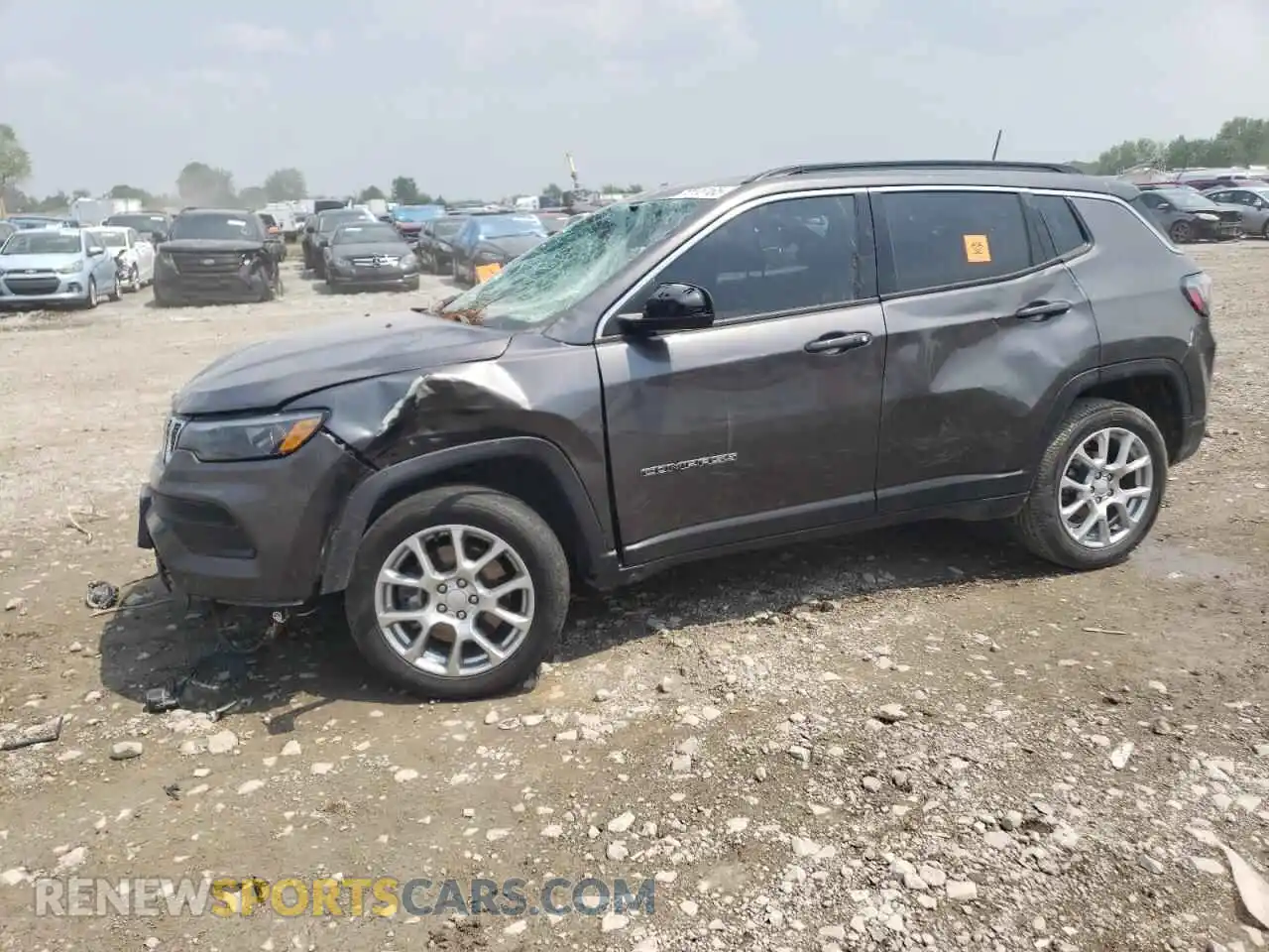 1 Photograph of a damaged car 3C4NJDFN8PT559578 JEEP COMPASS 2023