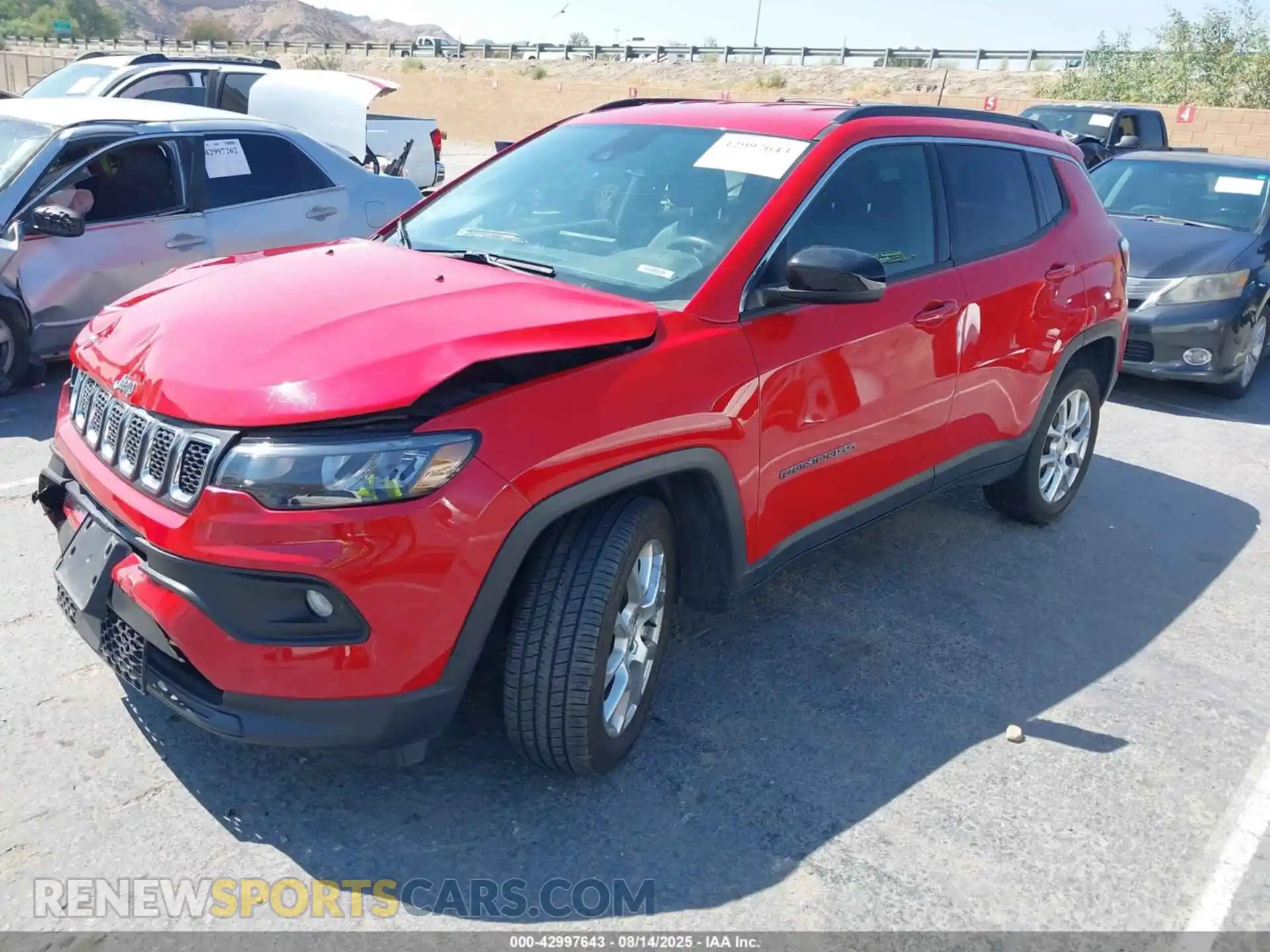 2 Photograph of a damaged car 3C4NJDFNXPT547593 JEEP COMPASS 2023