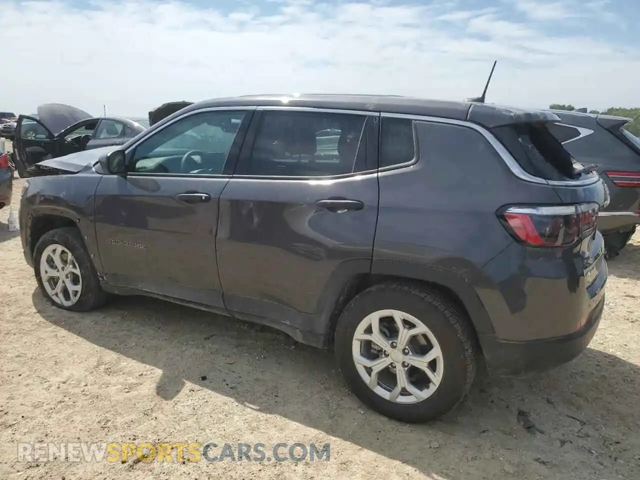 2 Photograph of a damaged car 3C4NJDAN0RT125651 JEEP COMPASS 2024