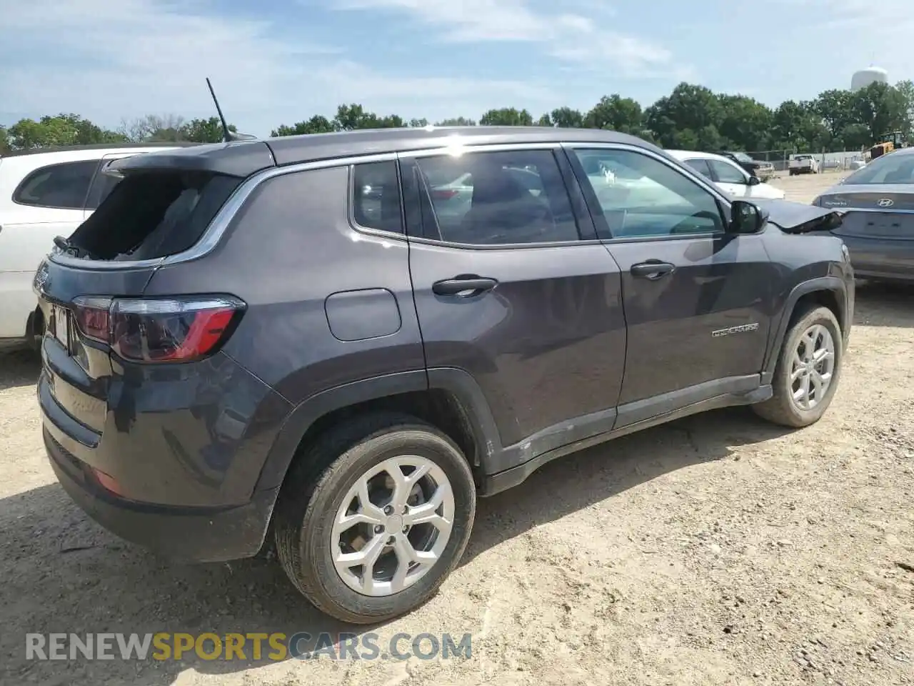 3 Photograph of a damaged car 3C4NJDAN0RT125651 JEEP COMPASS 2024