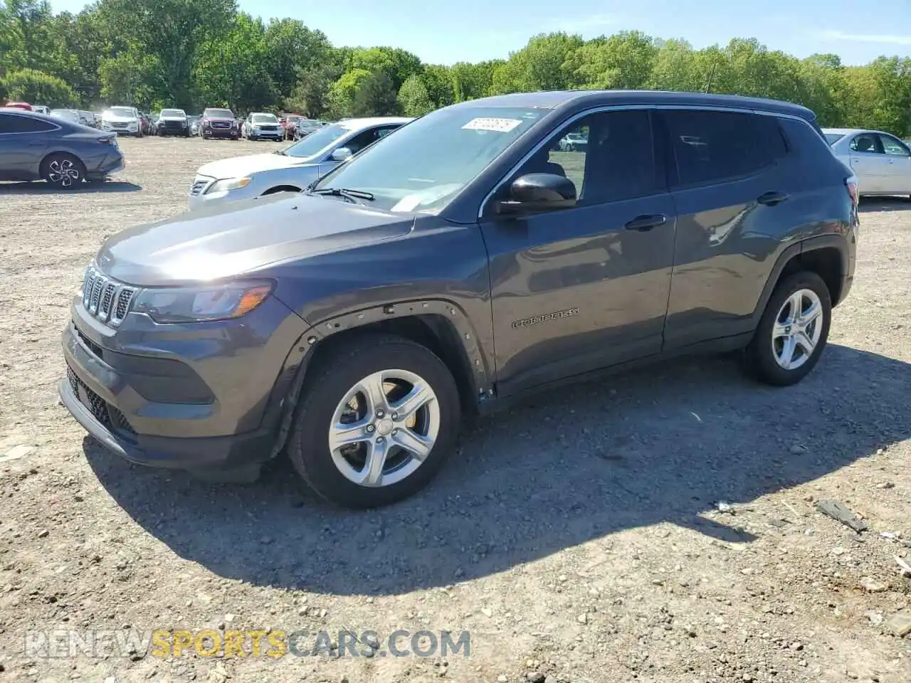 1 Photograph of a damaged car 3C4NJDAN2RT600460 JEEP COMPASS 2024