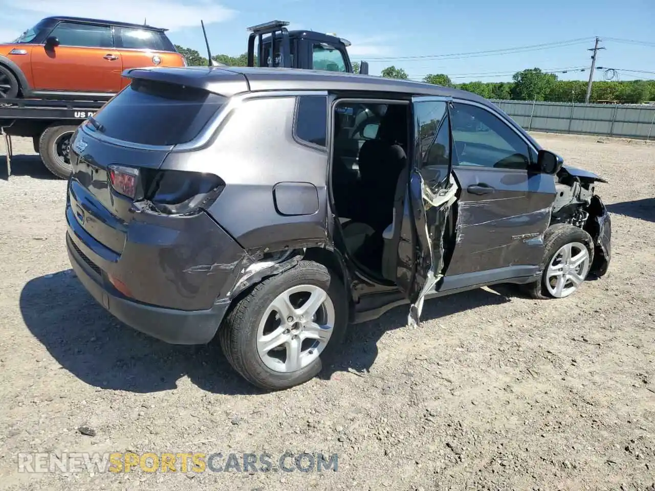 3 Photograph of a damaged car 3C4NJDAN2RT600460 JEEP COMPASS 2024