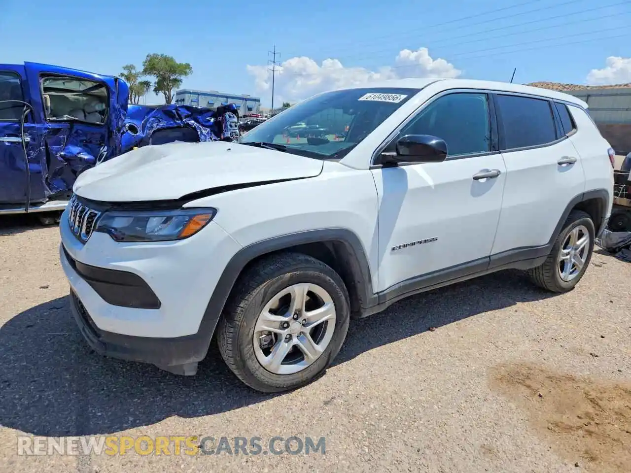 1 Photograph of a damaged car 3C4NJDAN3RT114112 JEEP COMPASS 2024