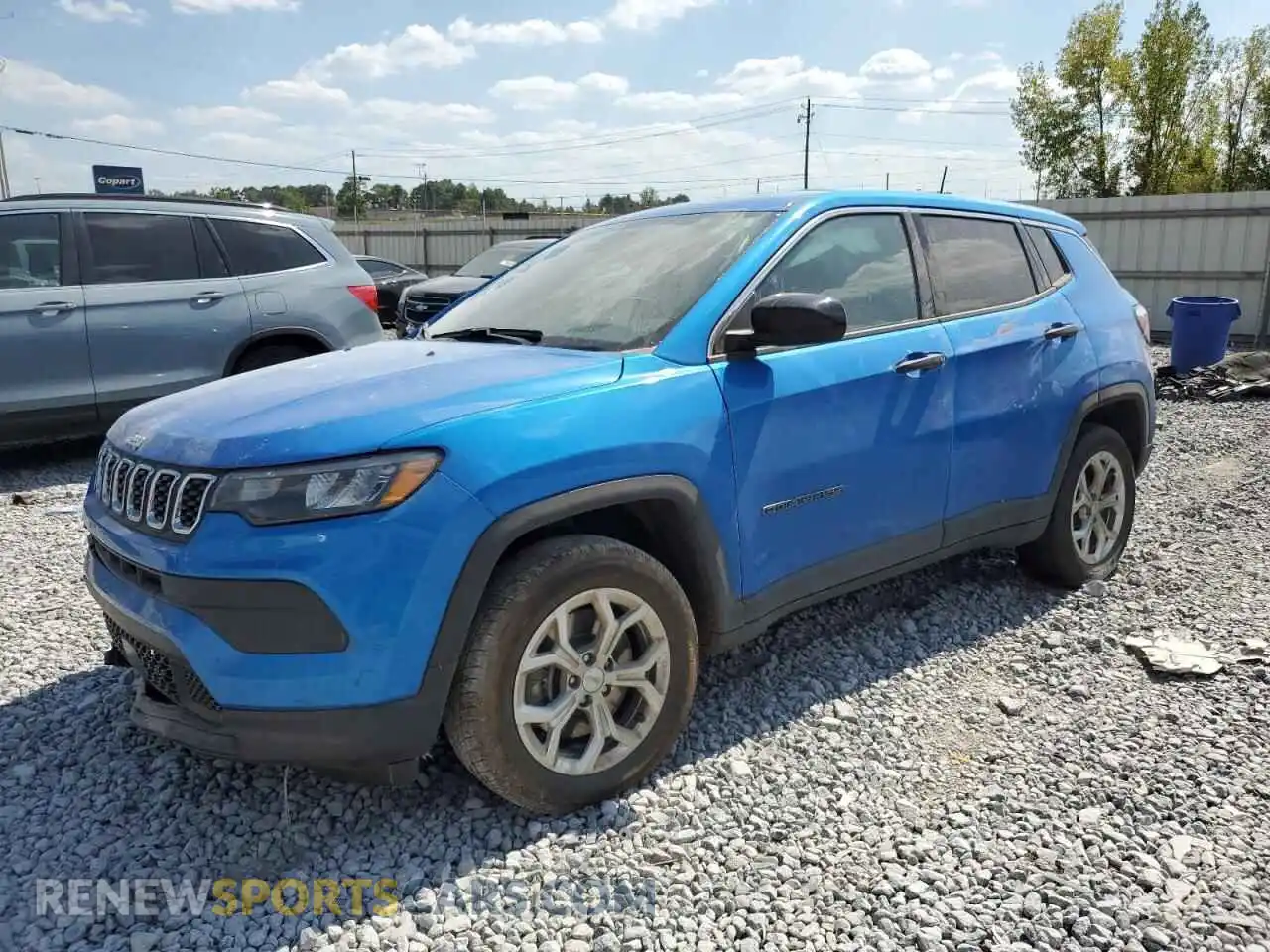 1 Photograph of a damaged car 3C4NJDAN3RT135090 JEEP COMPASS 2024