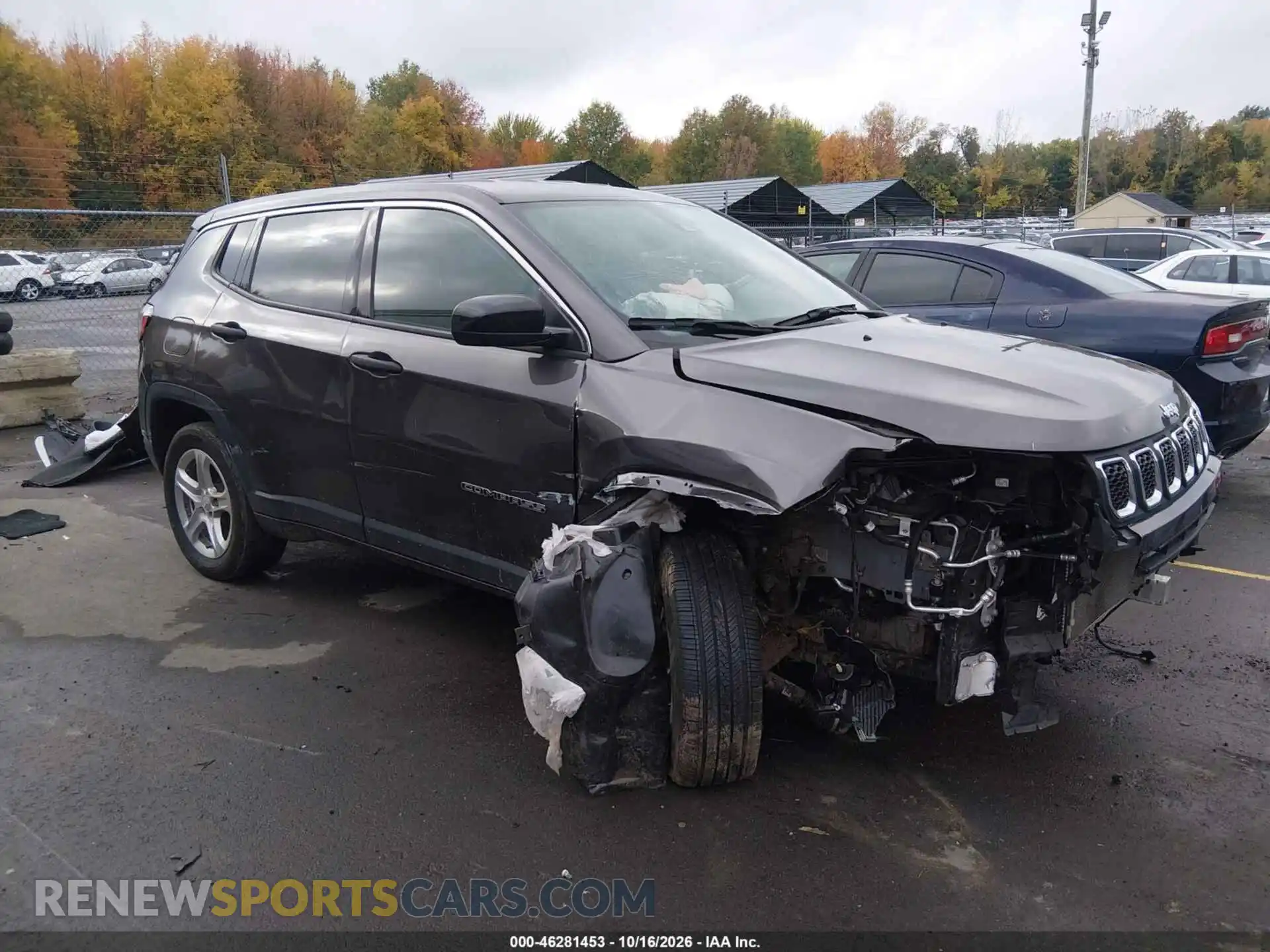 1 Photograph of a damaged car 3C4NJDAN4RT591888 JEEP COMPASS 2024
