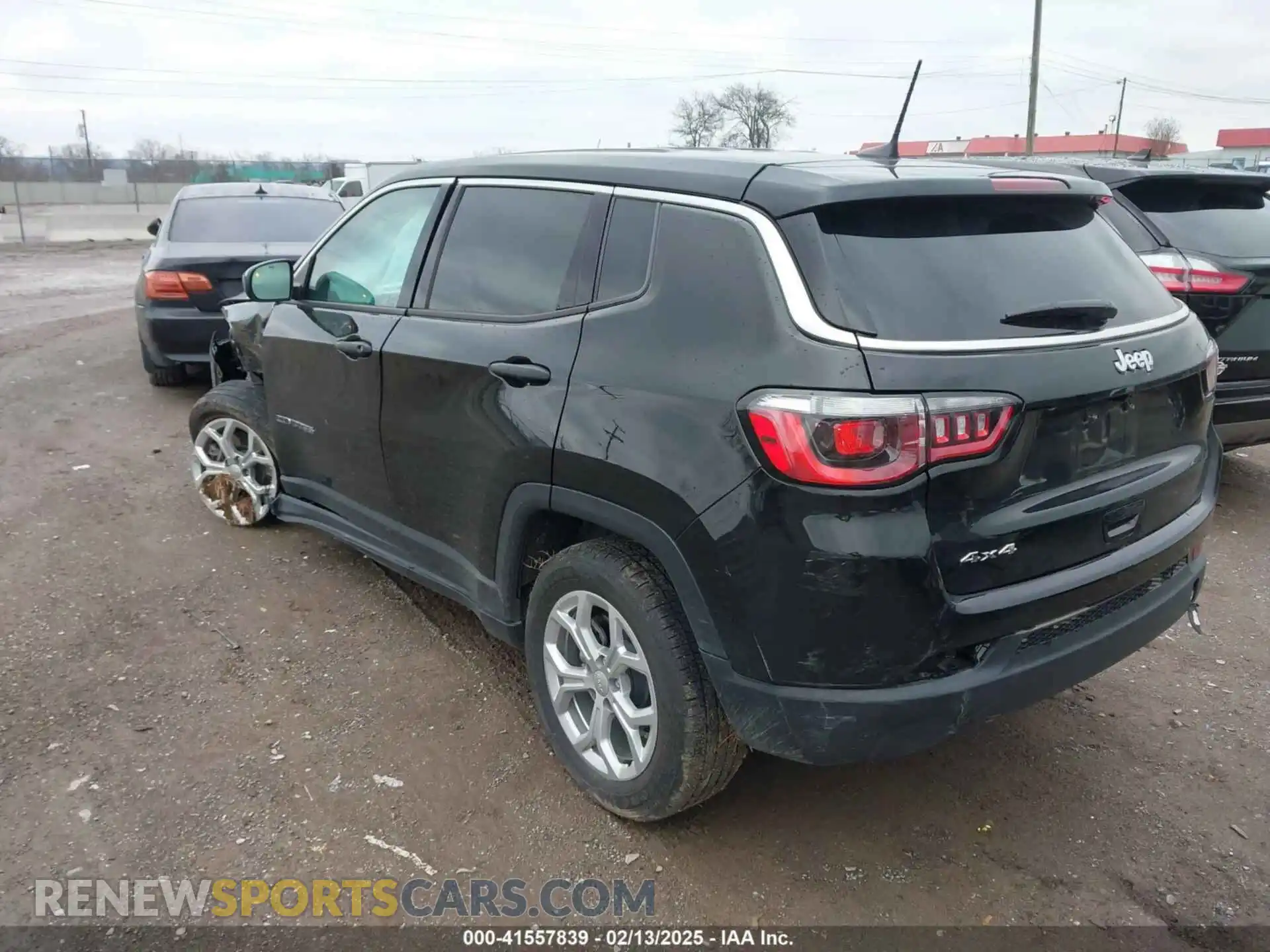 3 fotografías del automóvil dañado 3C4NJDAN5RT166776 JEEP COMPASS 2024