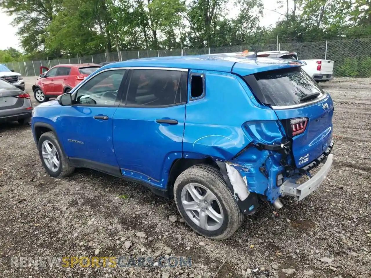 2 Photograph of a damaged car 3C4NJDAN5RT576865 JEEP COMPASS 2024