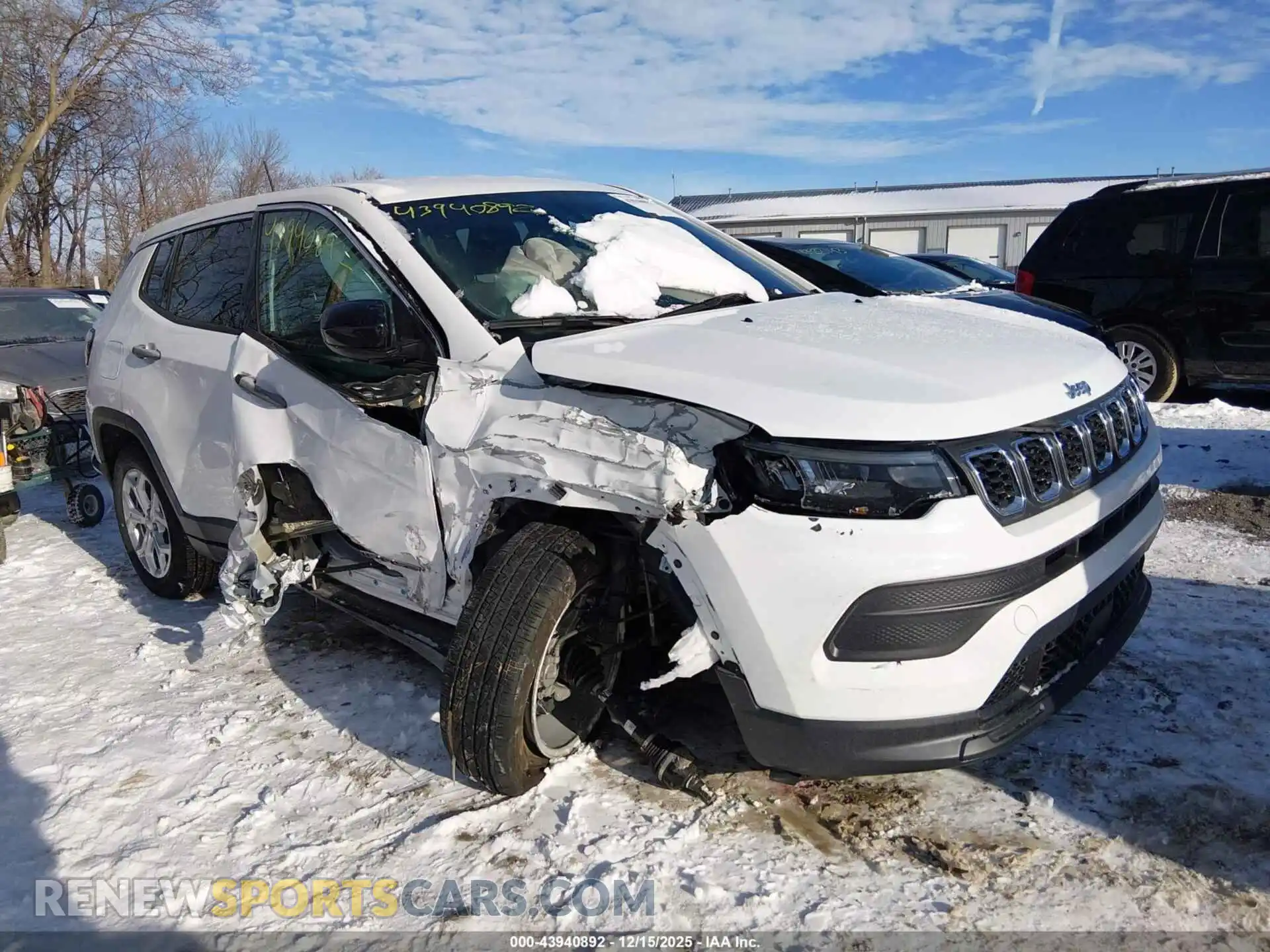 1 Photograph of a damaged car 3C4NJDAN6RT124293 JEEP COMPASS 2024