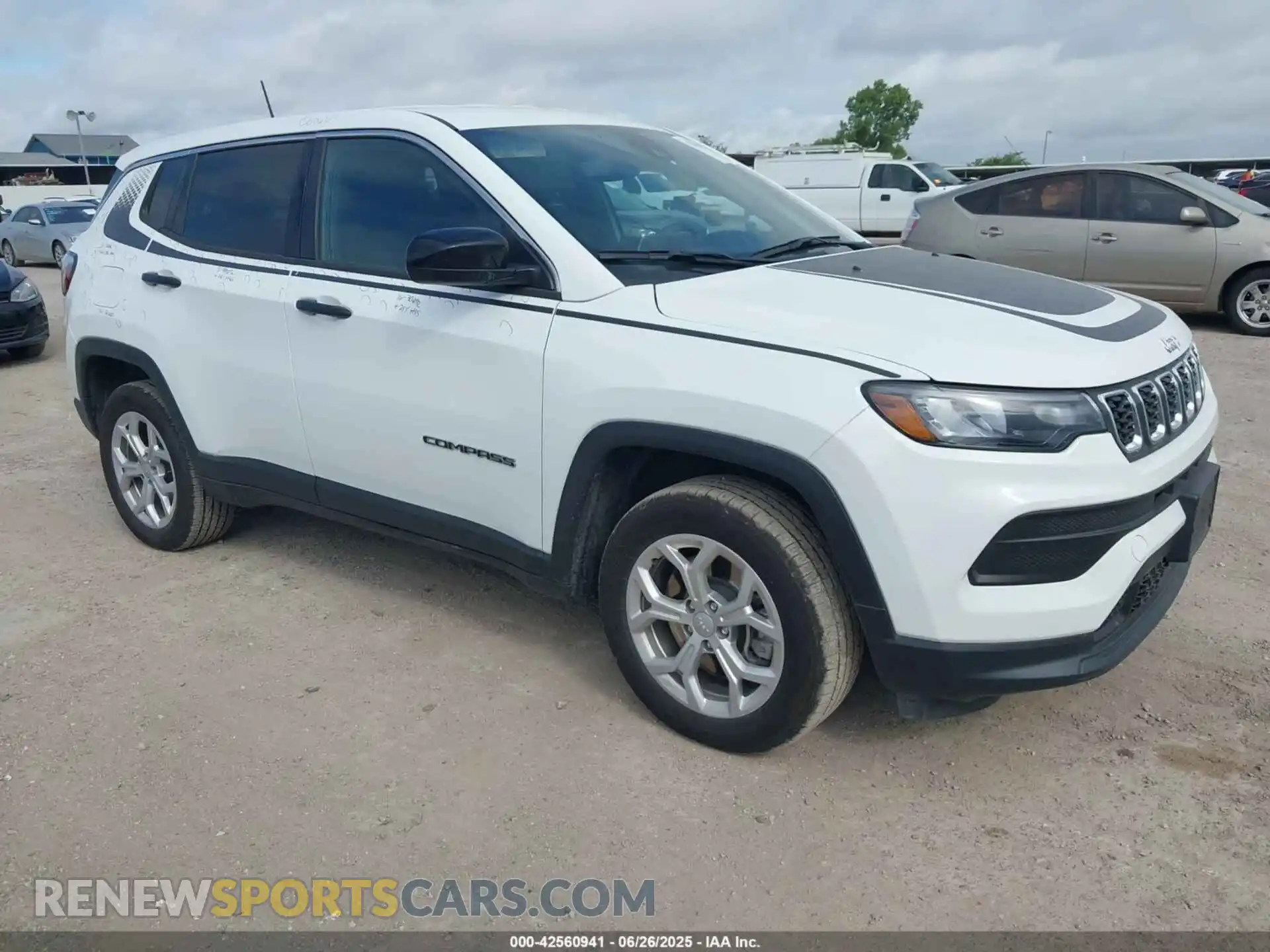 1 Photograph of a damaged car 3C4NJDAN6RT156953 JEEP COMPASS 2024