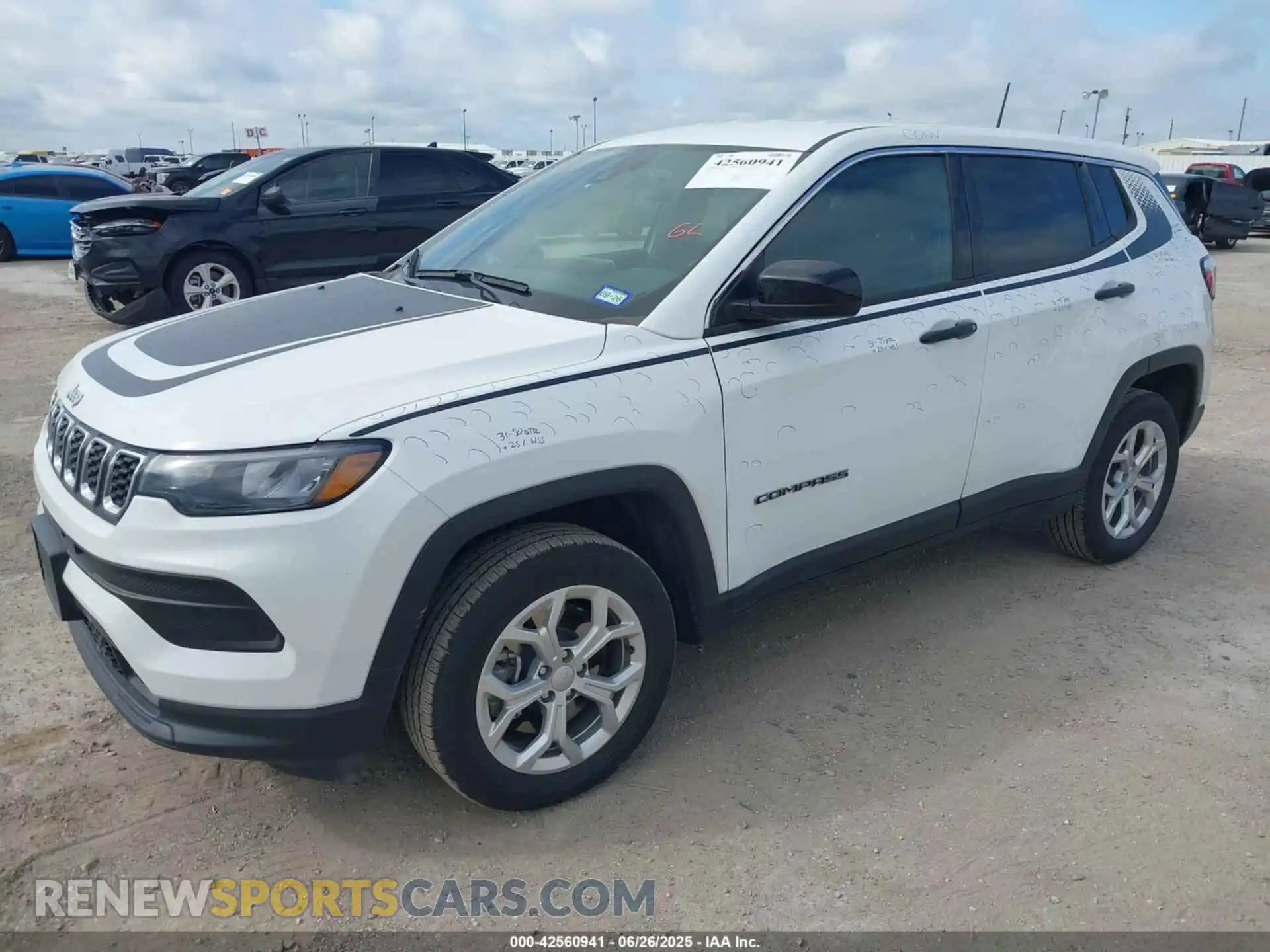 2 Photograph of a damaged car 3C4NJDAN6RT156953 JEEP COMPASS 2024