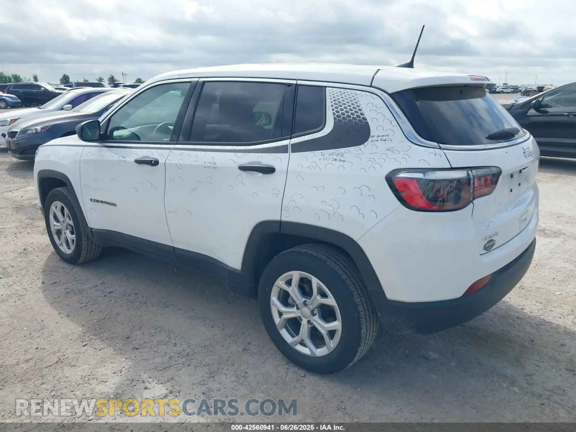3 Photograph of a damaged car 3C4NJDAN6RT156953 JEEP COMPASS 2024