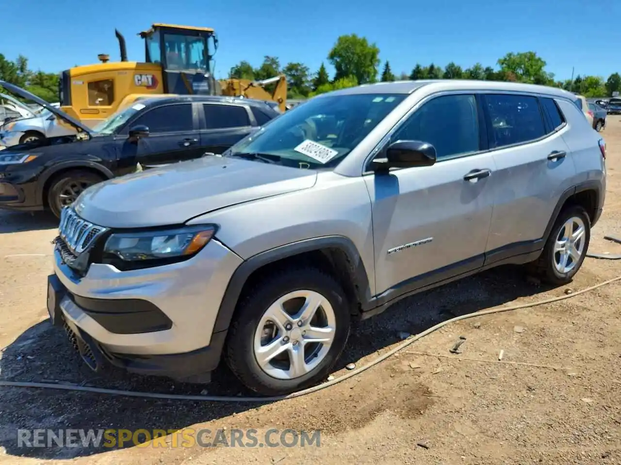 1 Photograph of a damaged car 3C4NJDAN6RT591259 JEEP COMPASS 2024