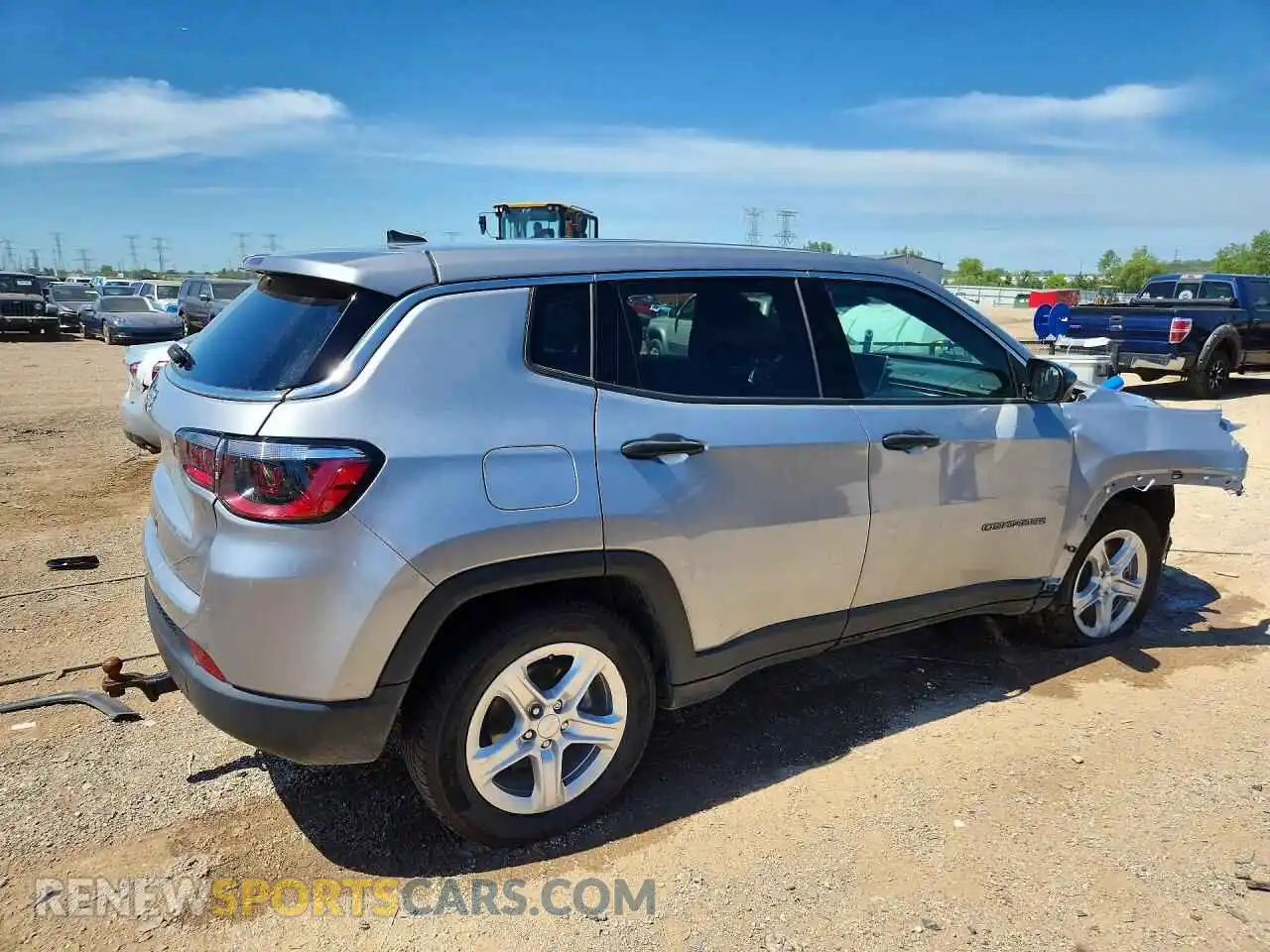 3 Photograph of a damaged car 3C4NJDAN6RT591259 JEEP COMPASS 2024