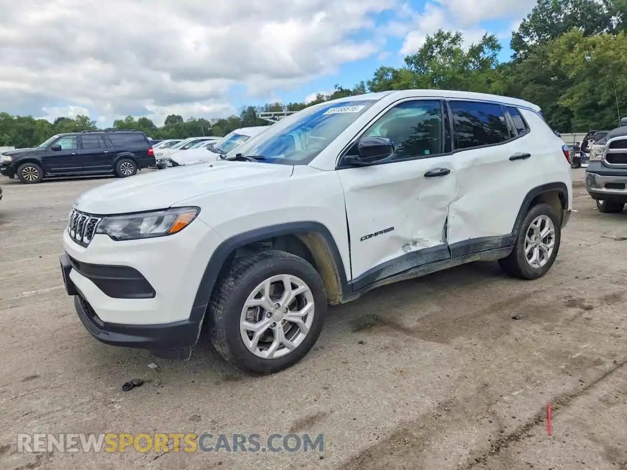 1 fotografías del automóvil dañado 3C4NJDAN7RT146030 JEEP COMPASS 2024