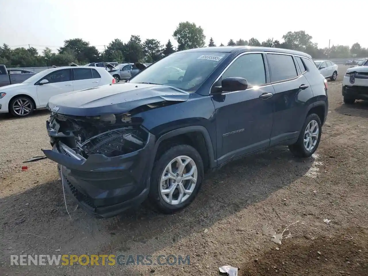 1 Photograph of a damaged car 3C4NJDAN8RT164469 JEEP COMPASS 2024