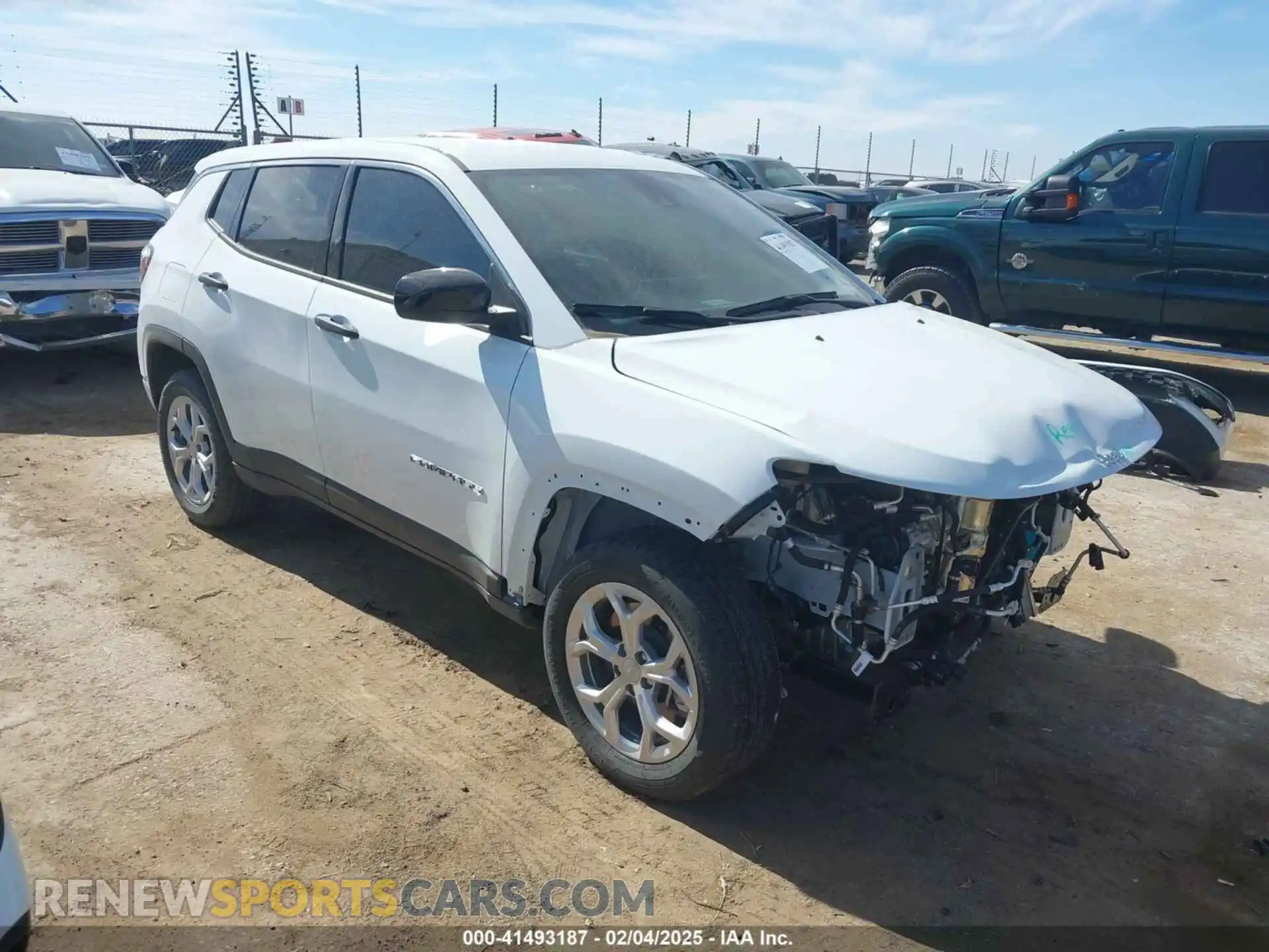 1 Photograph of a damaged car 3C4NJDAN8RT170417 JEEP COMPASS 2024