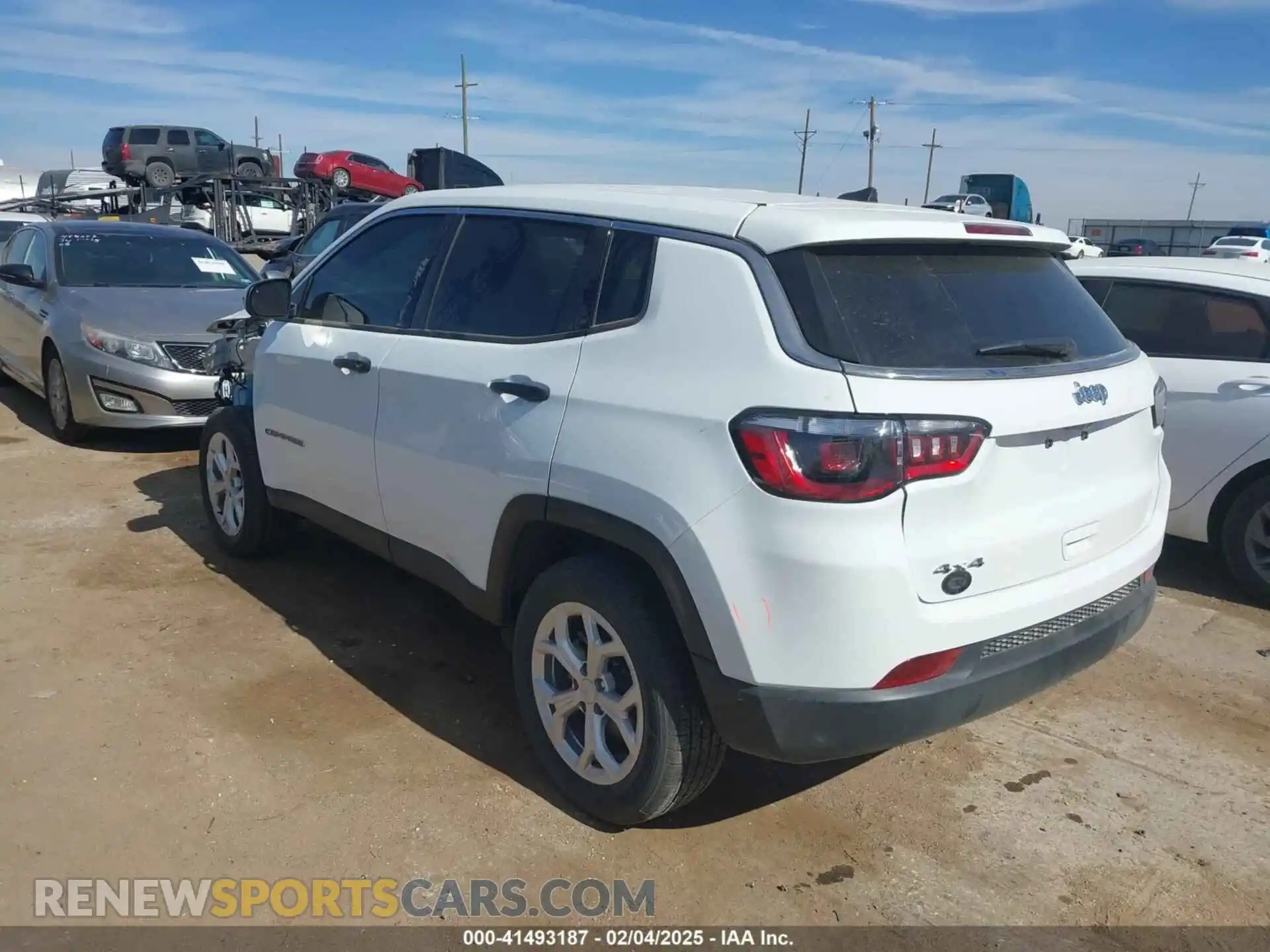 3 Photograph of a damaged car 3C4NJDAN8RT170417 JEEP COMPASS 2024