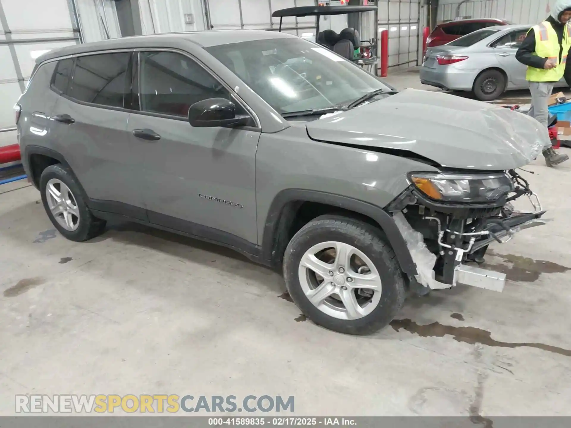 1 Photograph of a damaged car 3C4NJDAN8RT580067 JEEP COMPASS 2024